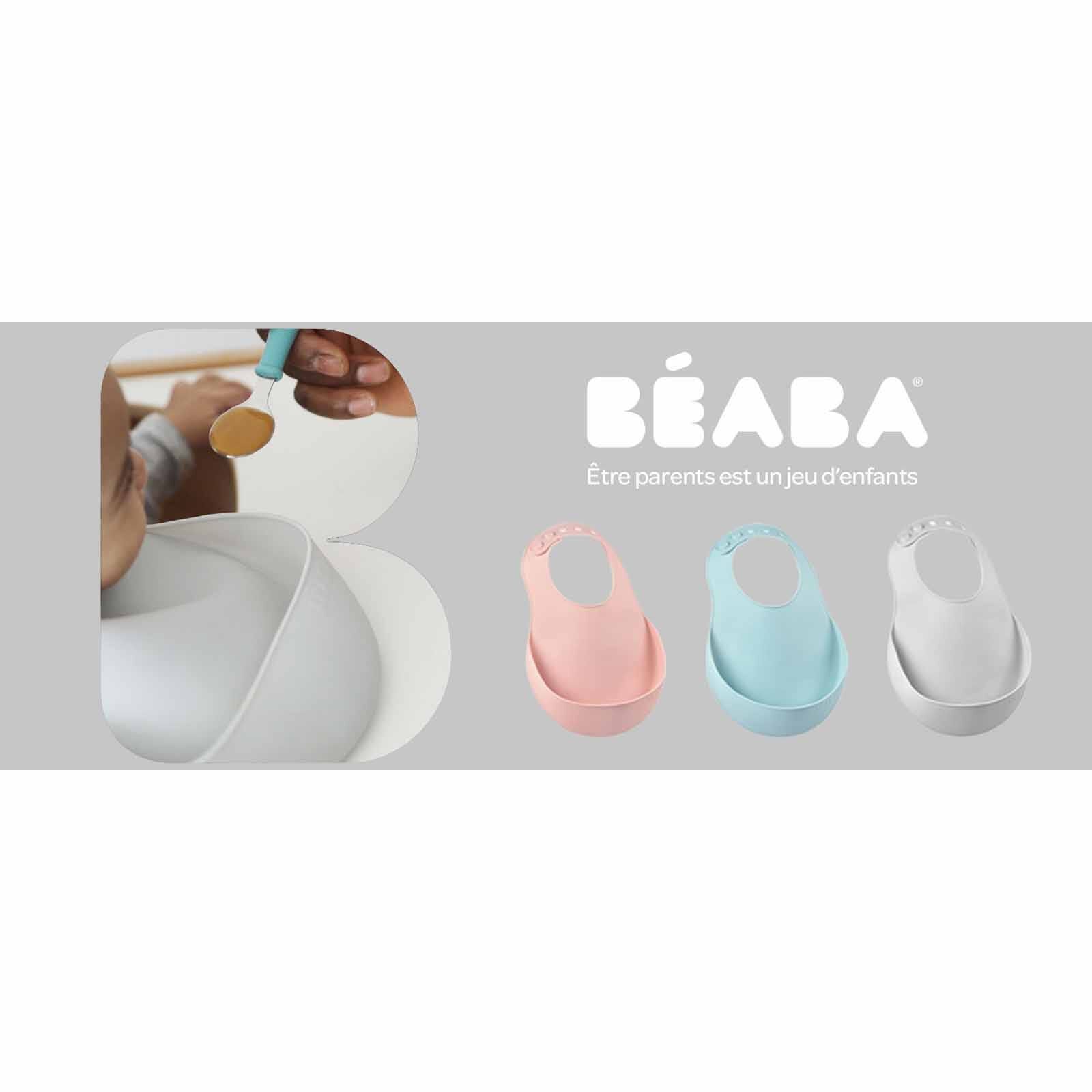 BEABA Bib - Light Mist (online) SILICONE-image 4
