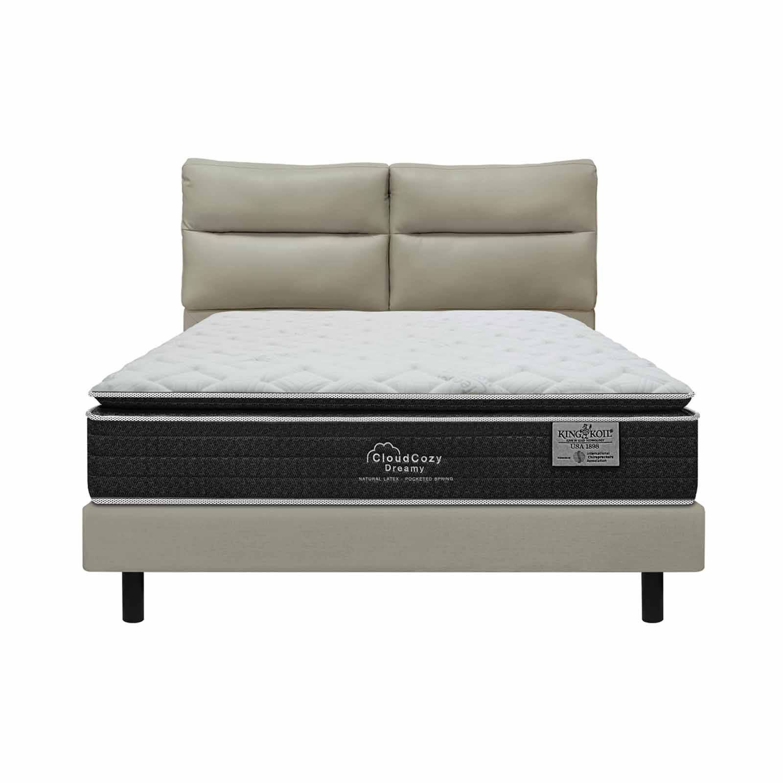 KINGKOIL Cloudcozy Dreamy King Size Mattress W/ss193 Storage Divan And Headboard CLOUDCOZY DREAMY-image 1