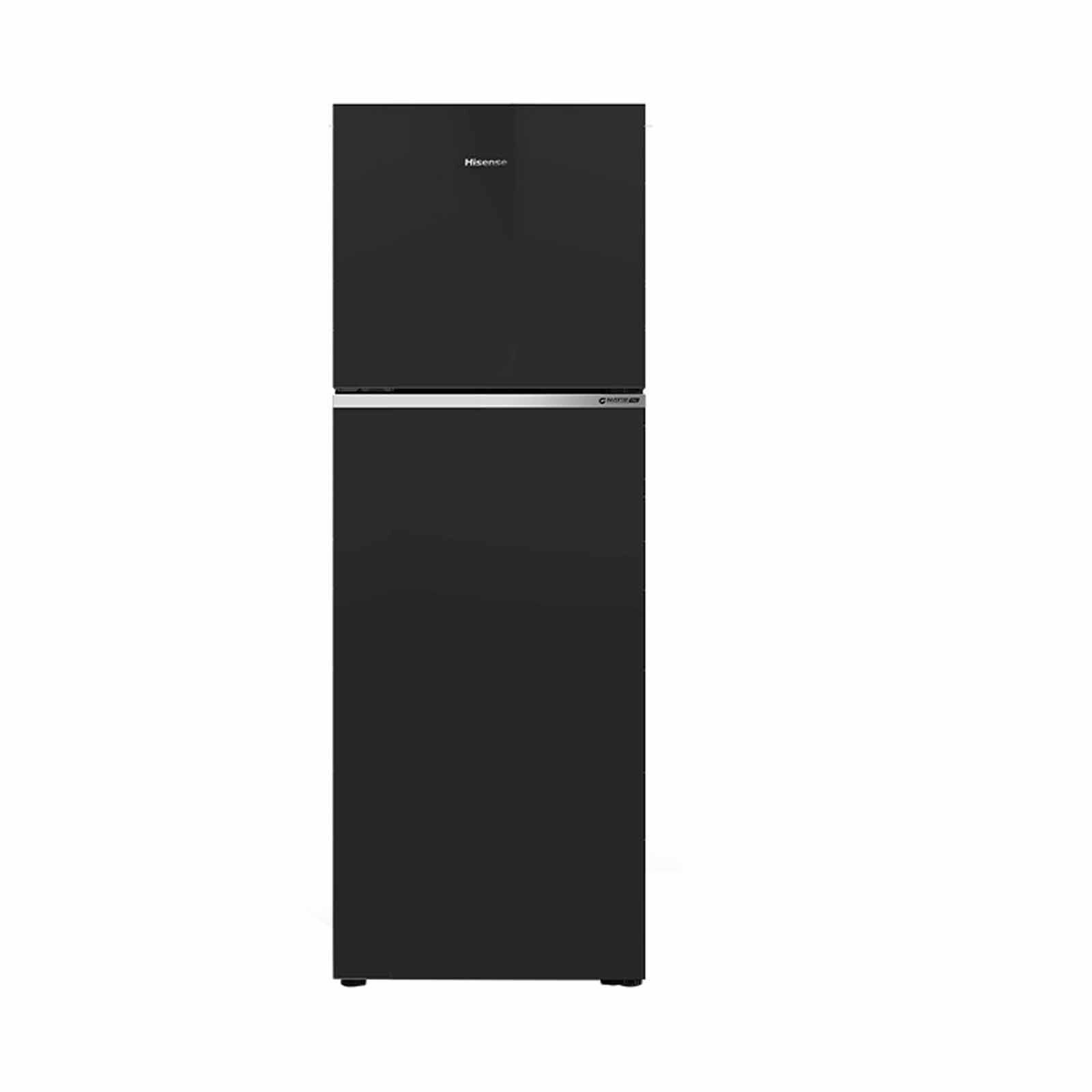 HISENSE Top Mount Inverter Fridge - Black Glass (327l) RT469N4SBU-image 1
