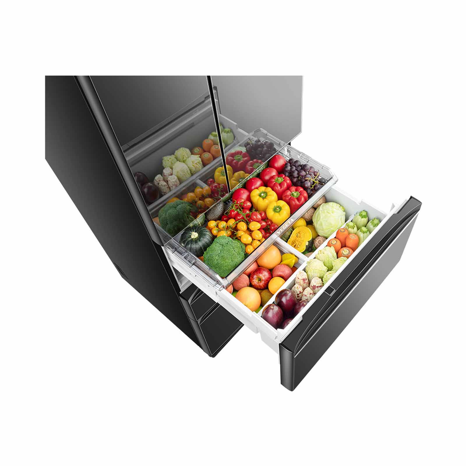 TOSHIBA 6 Dr Fridge (588l) - Mirror Black GR-RM631WE-PGX(B1)-image 3