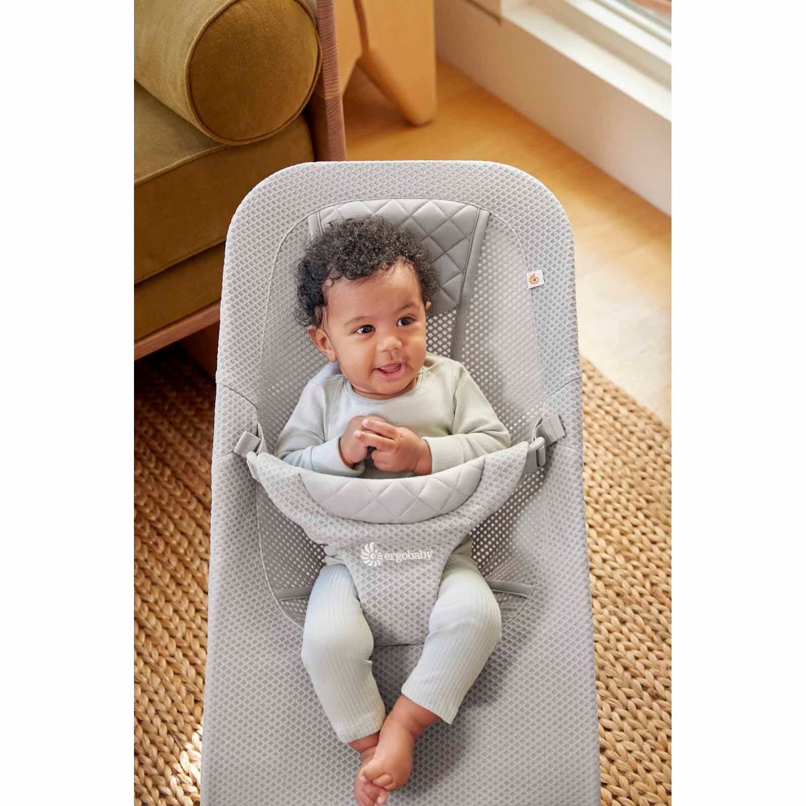 ERGOBABY Evolve 3 In 1 Mesh Bouncer - Light Grey EVLBNCLTGRYMSH-image 5