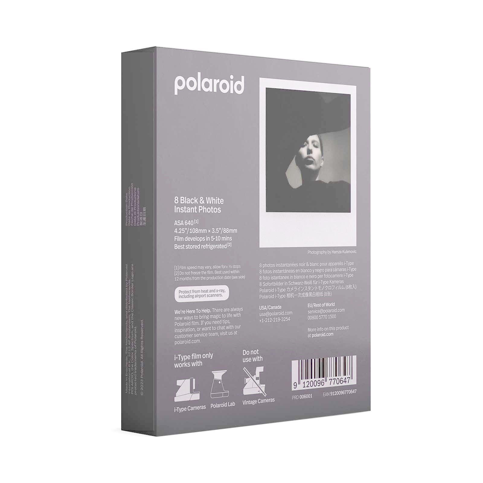 POLAROID B&w Film For I-type 8 Sheets 006001-image 4