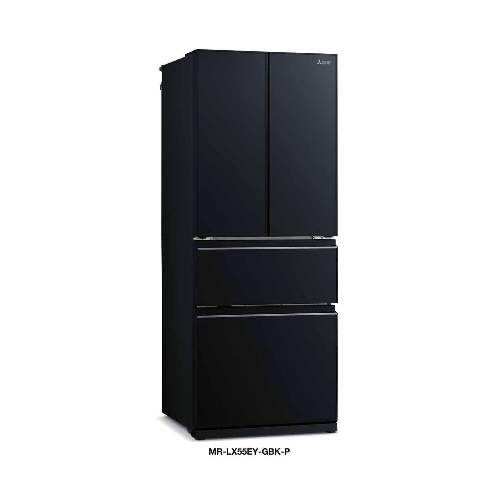 MITSUBISHI 4 Door Bottom Mounted Fridge (442l) - Black MR-LX55EY-GBK-P-image 1