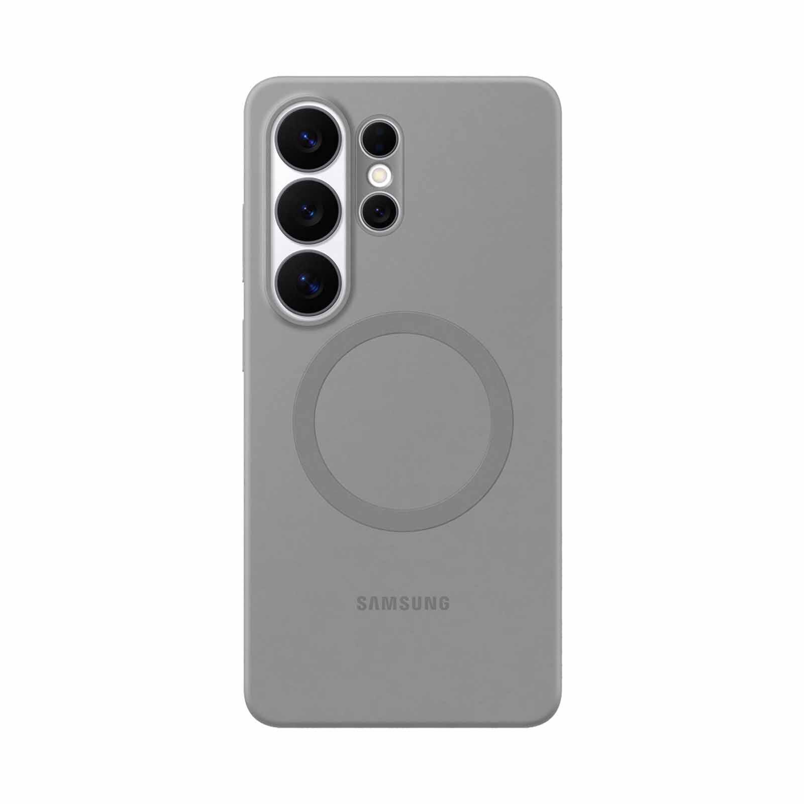 SAMSUNG Galaxy S26 Ultra Silicone Magnet Case Gray EF-ES948CJEGWW-image 3