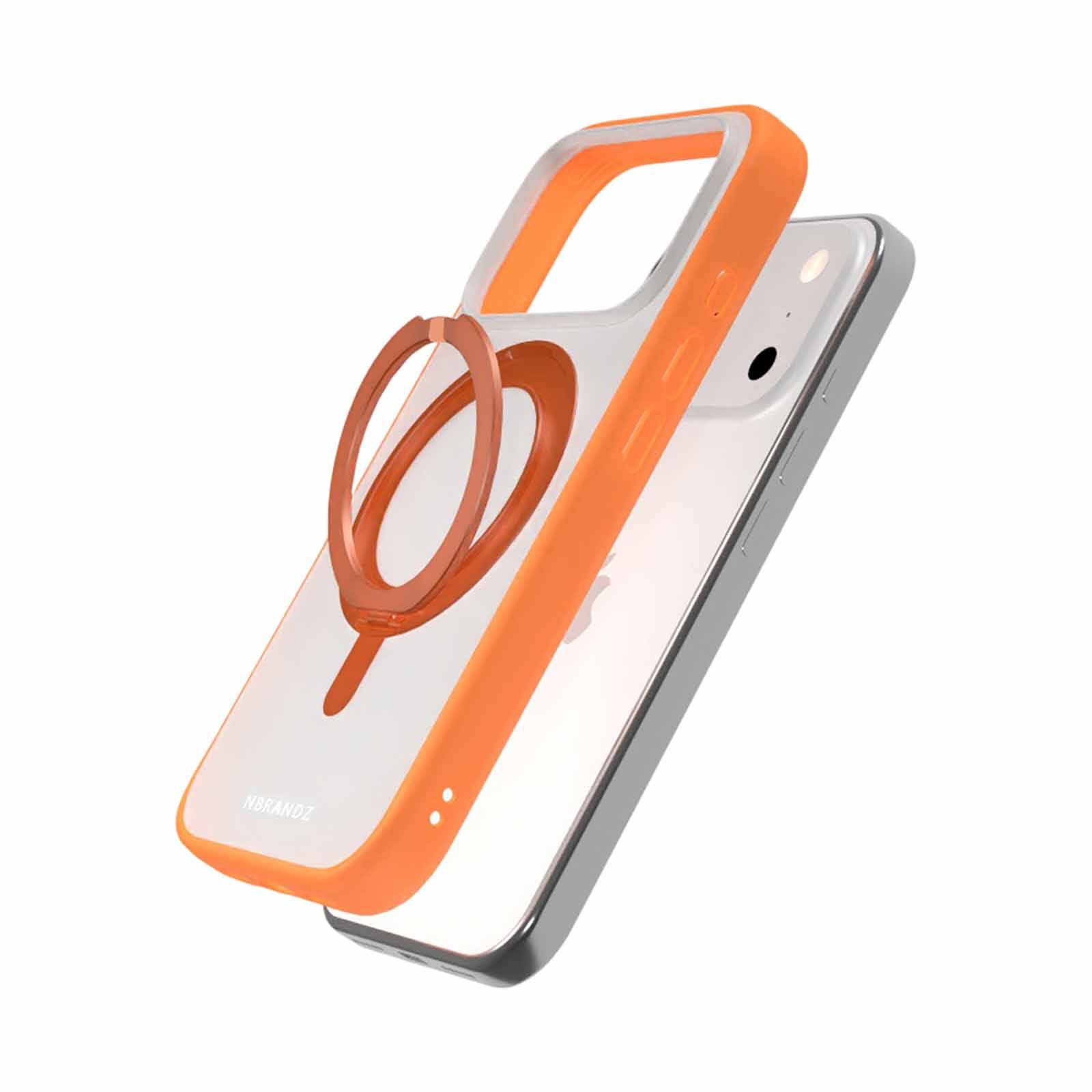 N.BRANDZ Mag360 Touch 360 Rotation Protective Case For Iphone 17 Pro-sunset Gold N-MAG360-IP17P-SG-image 3