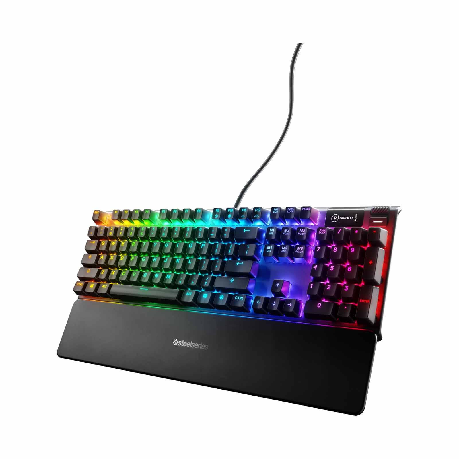 STEELSERIE Us Gaming Keyboard Hybrid Blue Switch APEX 5 RGB-image 2