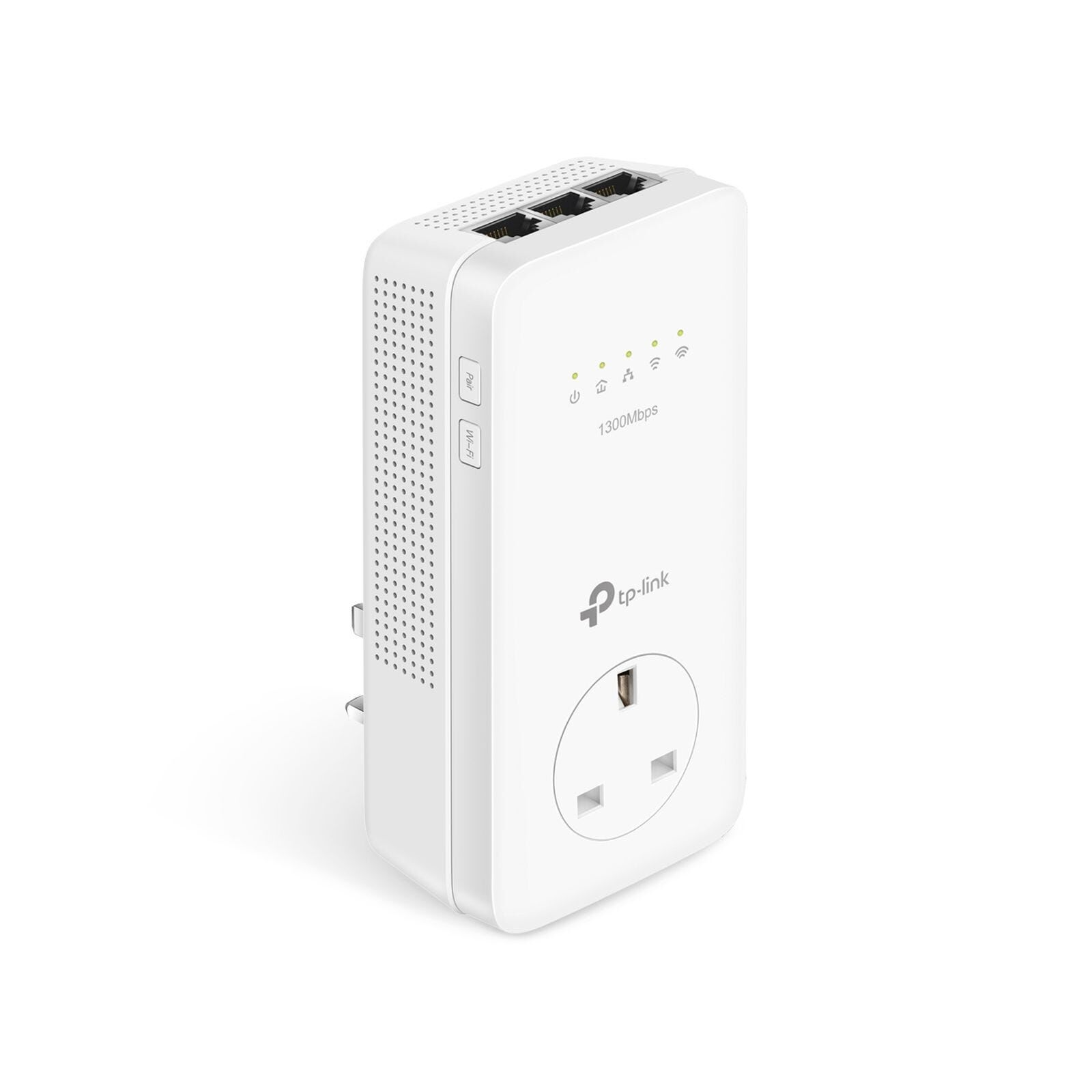 TP LINK Av1300 Passthrough Powerlineac1300 Wifi. 3 Ports TPL-TL-WPA8630P-image null