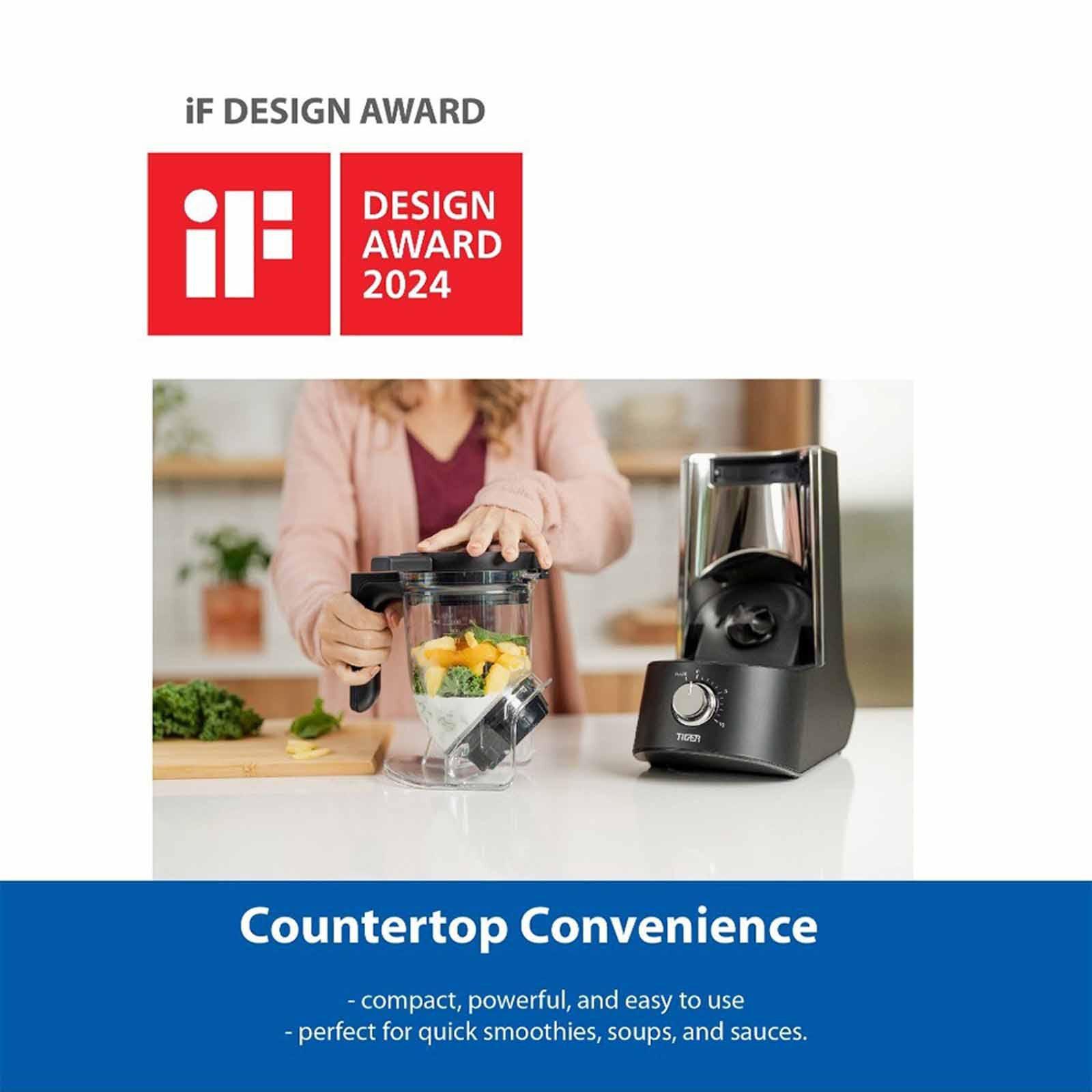 TIGER Edge Blender (1.0l, 500w) - Onyx Black SLB-A10S-image 3