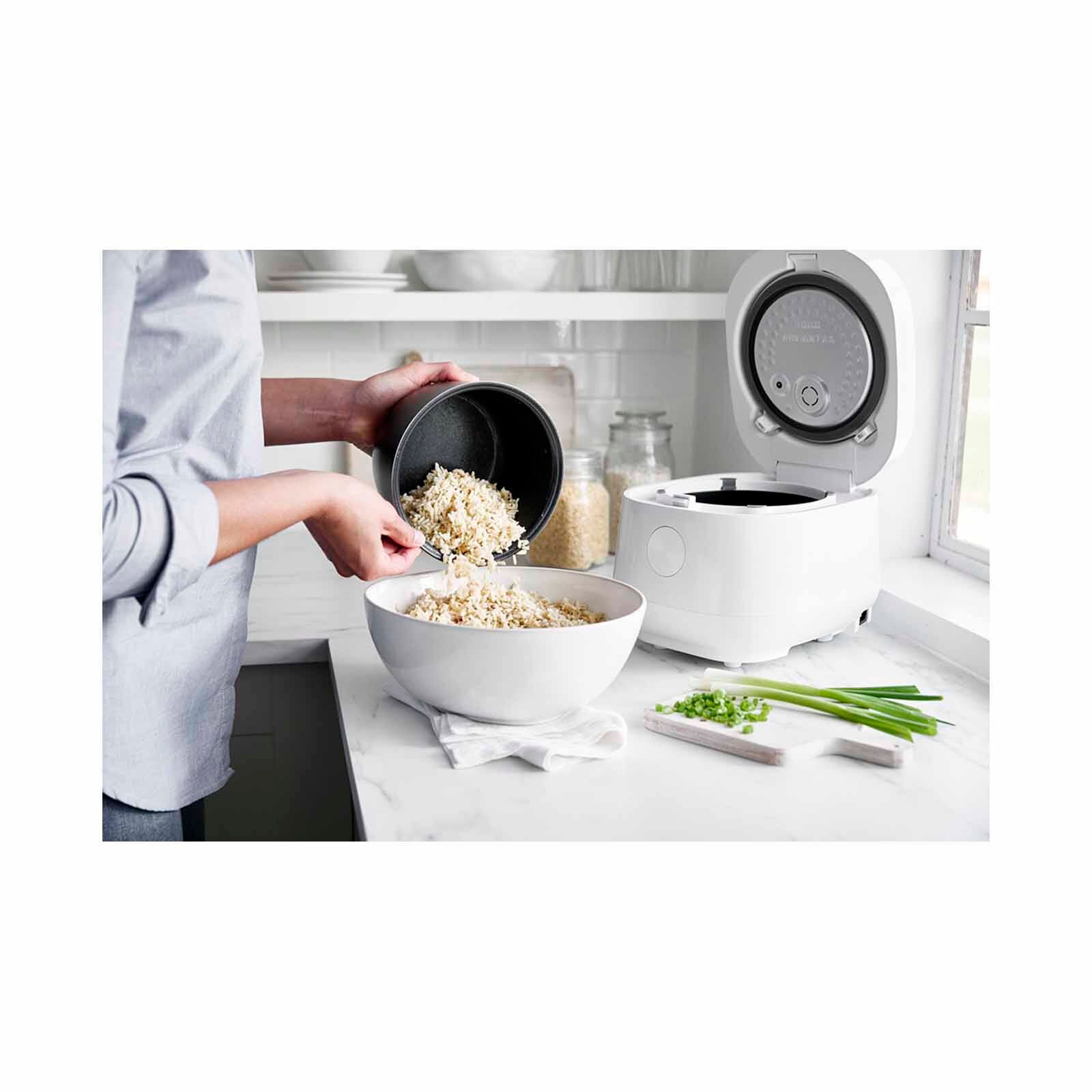 GREENPAN Bistro Collection Rice & Grains Cooker - White GPRC046245-image 7