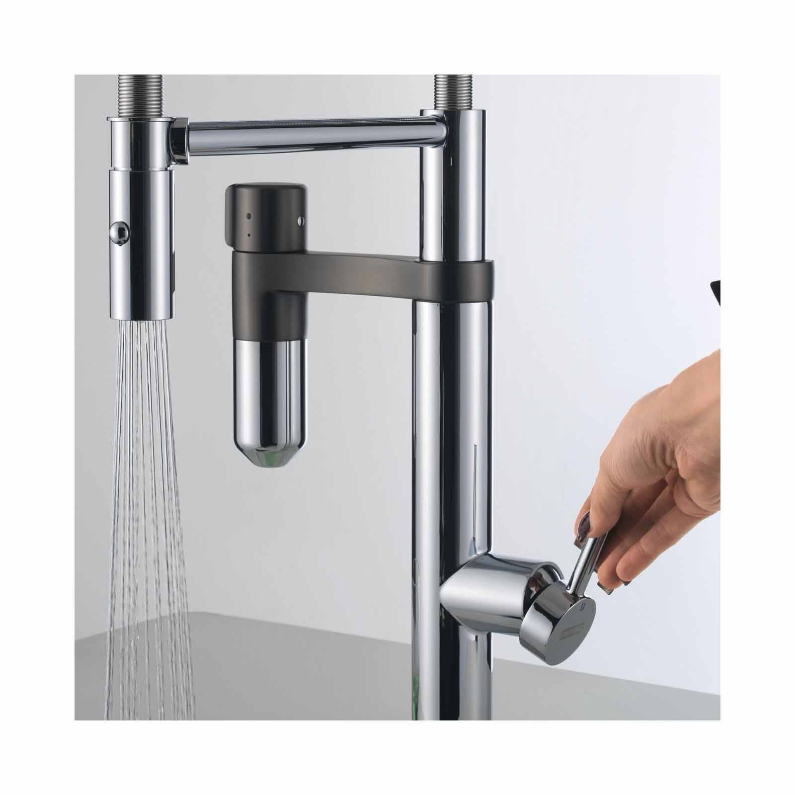 FRANKE Franke Tap Vital Capsule Filter Tap Semi-pro Chrome & Gun Metal Vital 219 - Exclude Installation VITAL 219-image 5