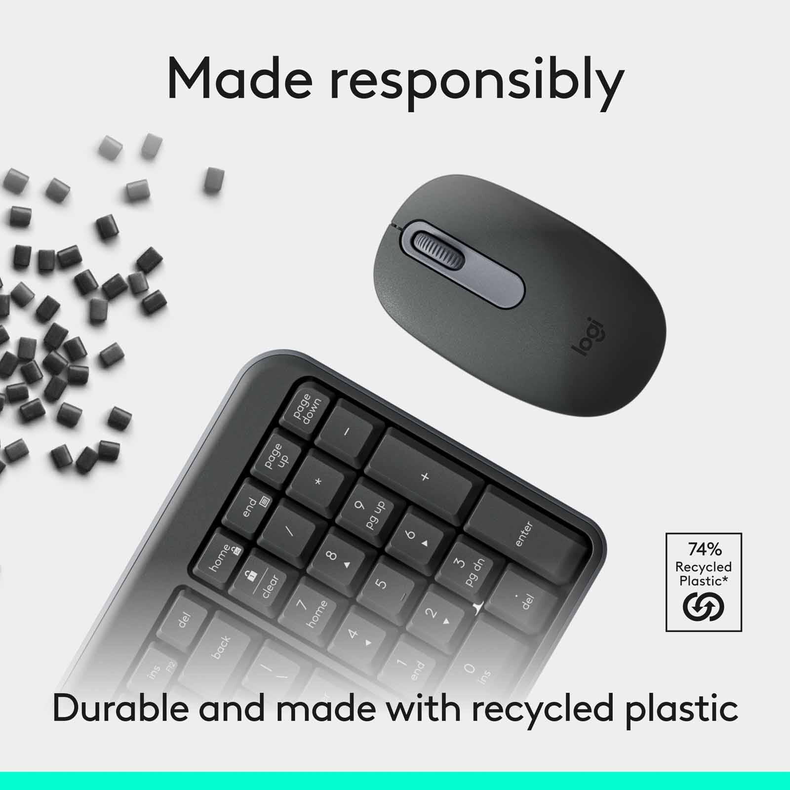 LOGITECH Mk250 Wireless Bt Combo Graphite 920-013559-image 11