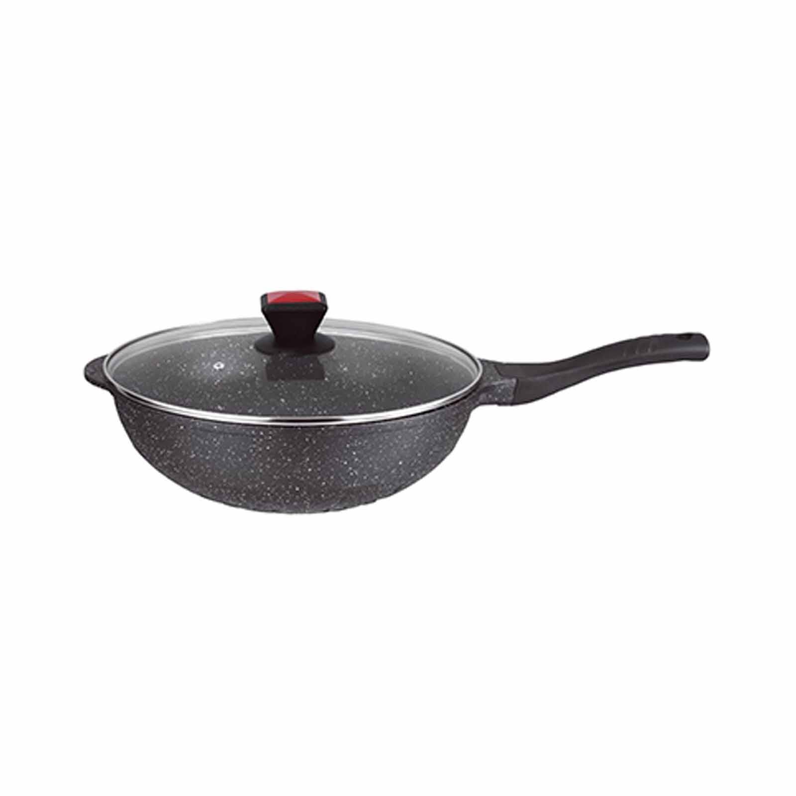 LA GOURMET Shogun Misato 32cm Non-stick Stir-fry Wok LGSM368003