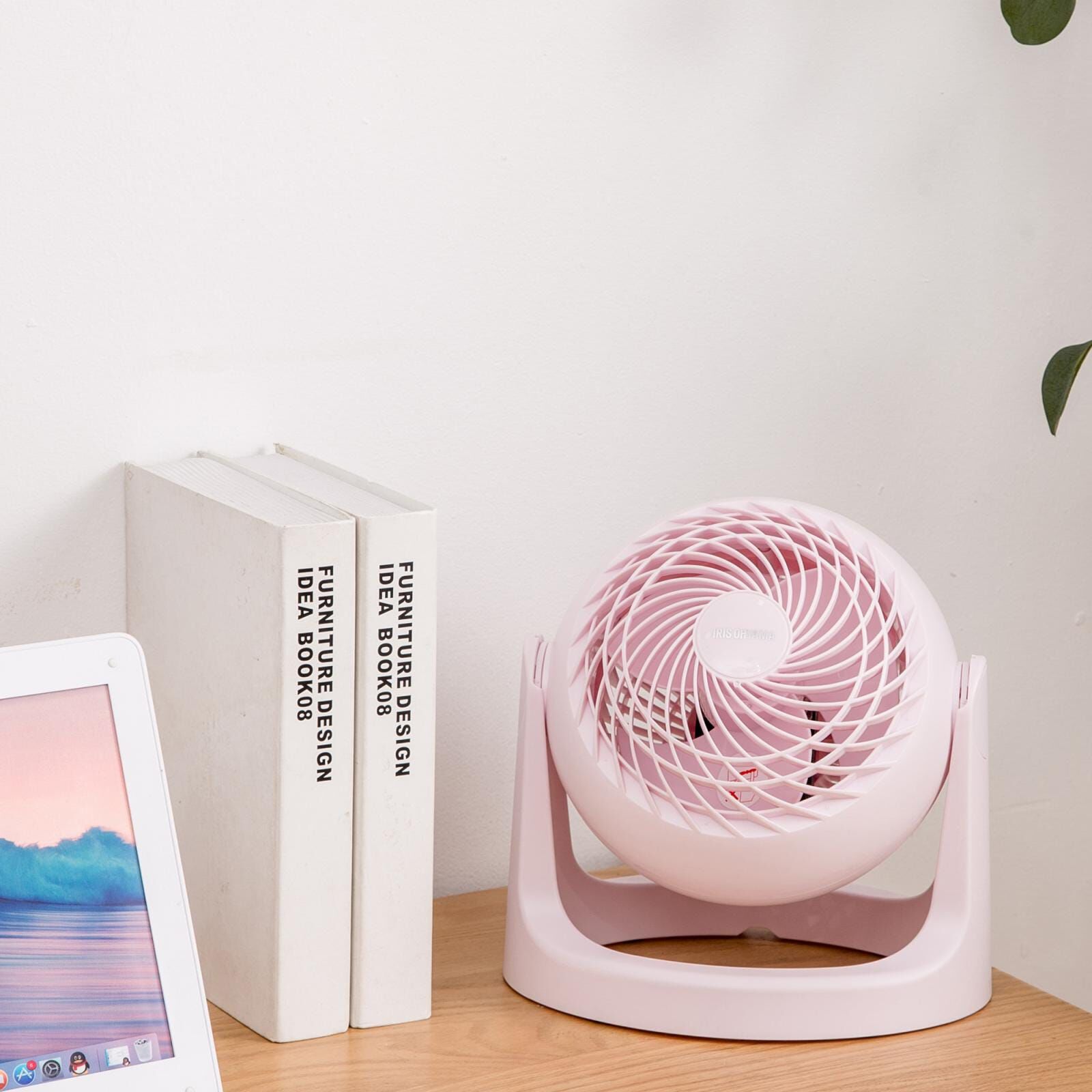 IRIS OHYAM 6 In Circulator Table Fan (pink) PCF-HE15 PINK-image 4