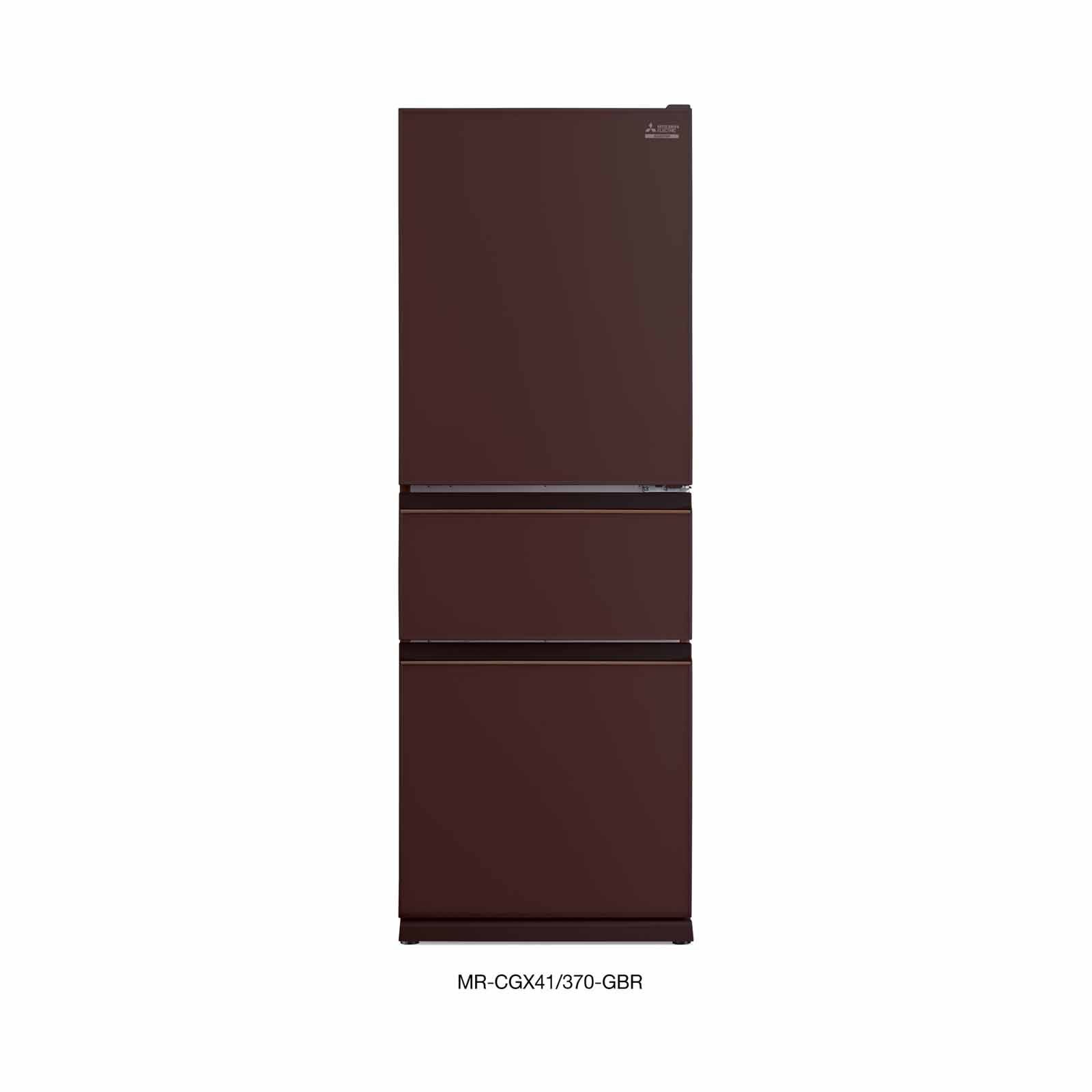 MITSUBISHI 3 Door Refrigerator (327l) Glass Brown MR-CGX41EX-GBR-P-image 1