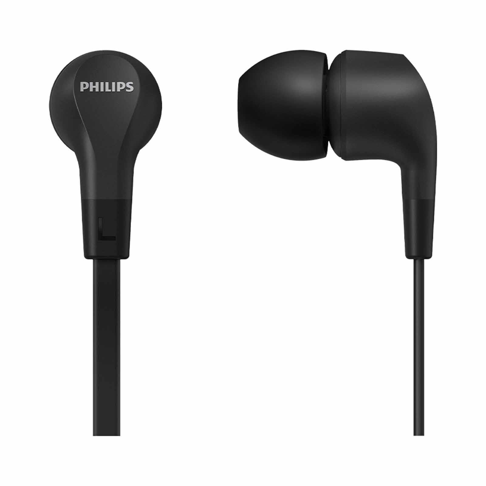 PHILIPS In-ear Wired Headphones TAE1105BK/00