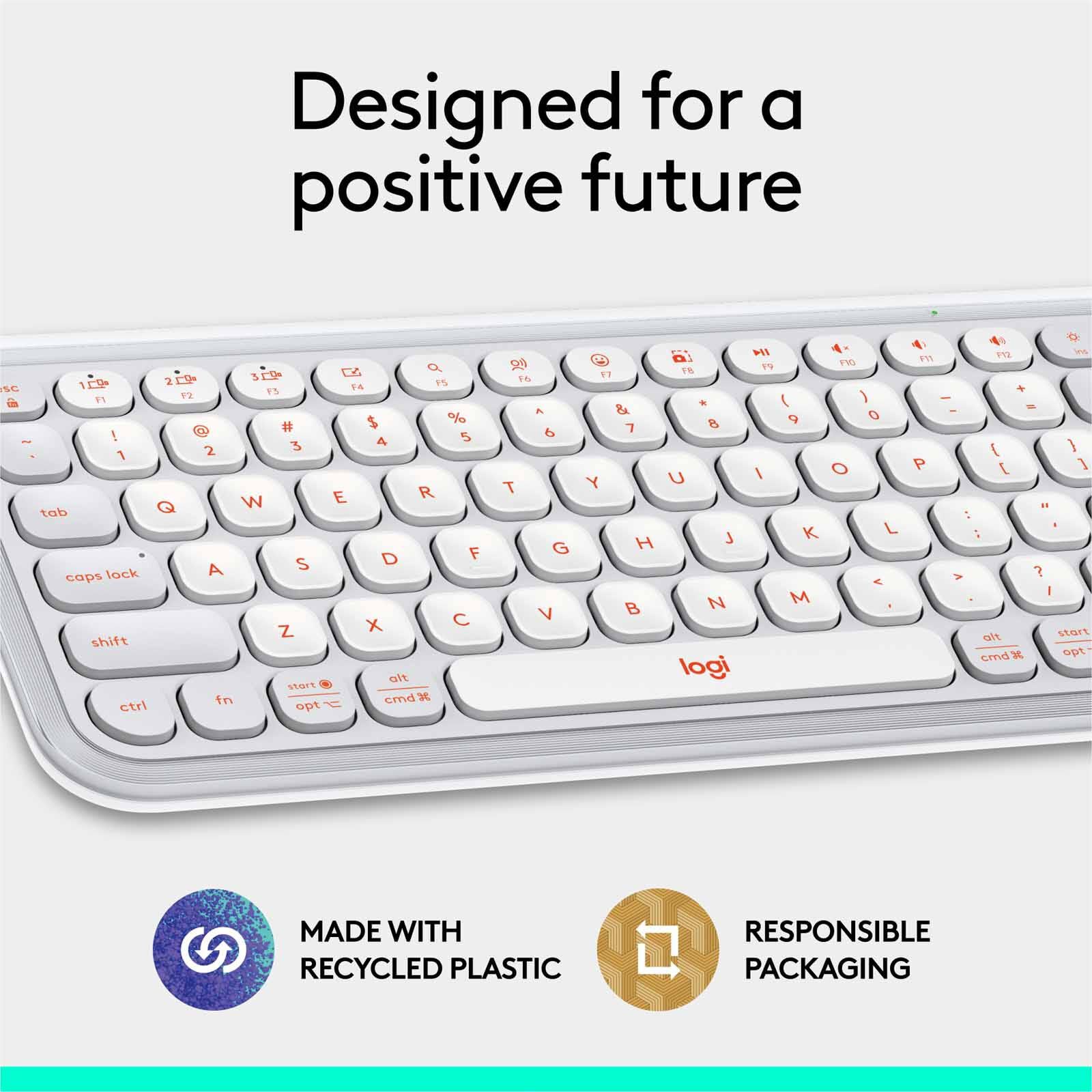 LOGITECH Pop Icon Keys Wl Kb - Off White 920-013084-image 15