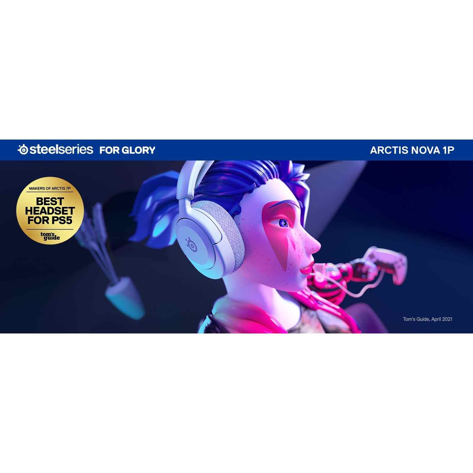 STEELSERIE Over Ear Wired Headset ARCTIS NOVA 1P WHITE-image 13