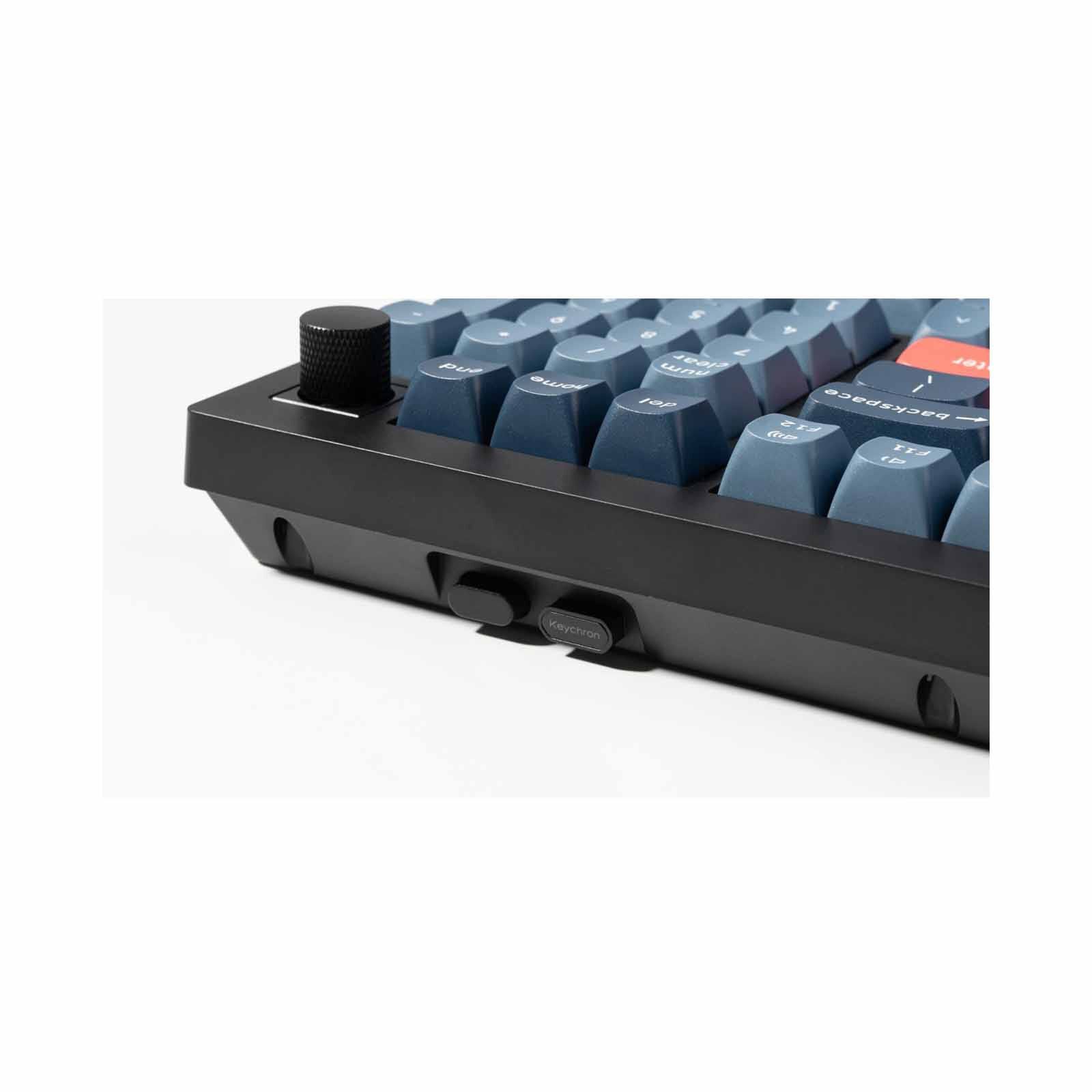 KEYCHRON V5 Max 96 Percent 100 Key Carbon Black Knob Brown Switch, Rgb Hot-swap Gateron Jupiter Switch KYCN-V5M-D3-image 3