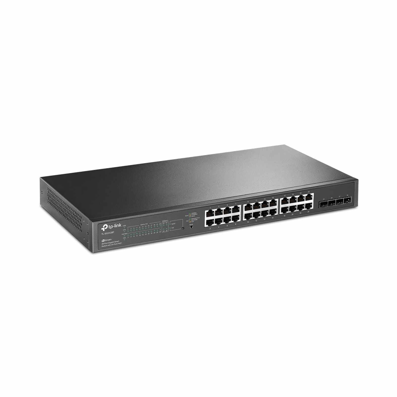 TP LINK Jetstream 28-port Gigabit Smart Switch With 24-port Poe Plus SG2428P-image 3