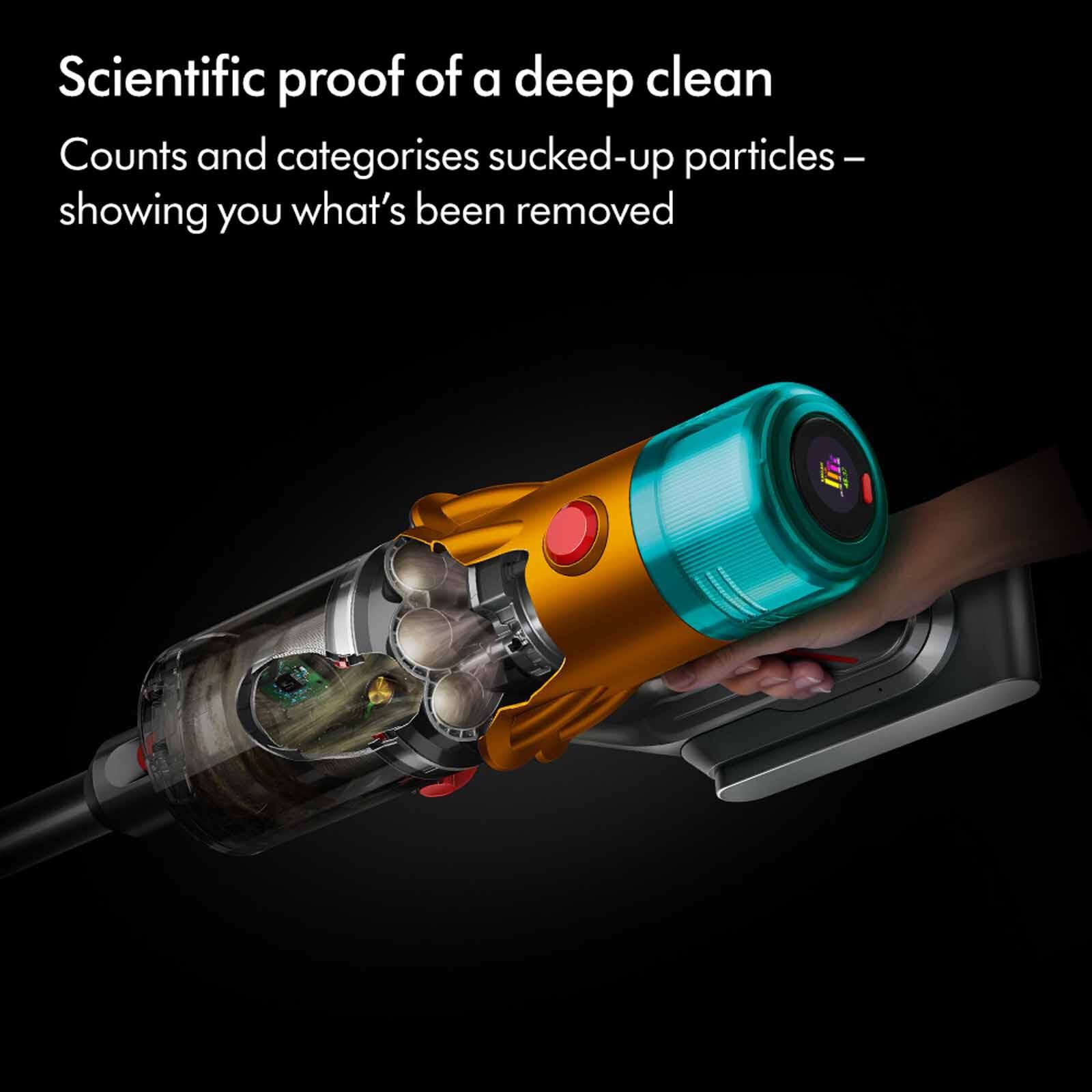 DYSON V12 Detect Slim Submarine (hepa) Wet And Dry Vacuum Cleaner (yellow/nickel) (626452-01) SV46V12S-DTSLIM SUBMARINE HEPA-image 5