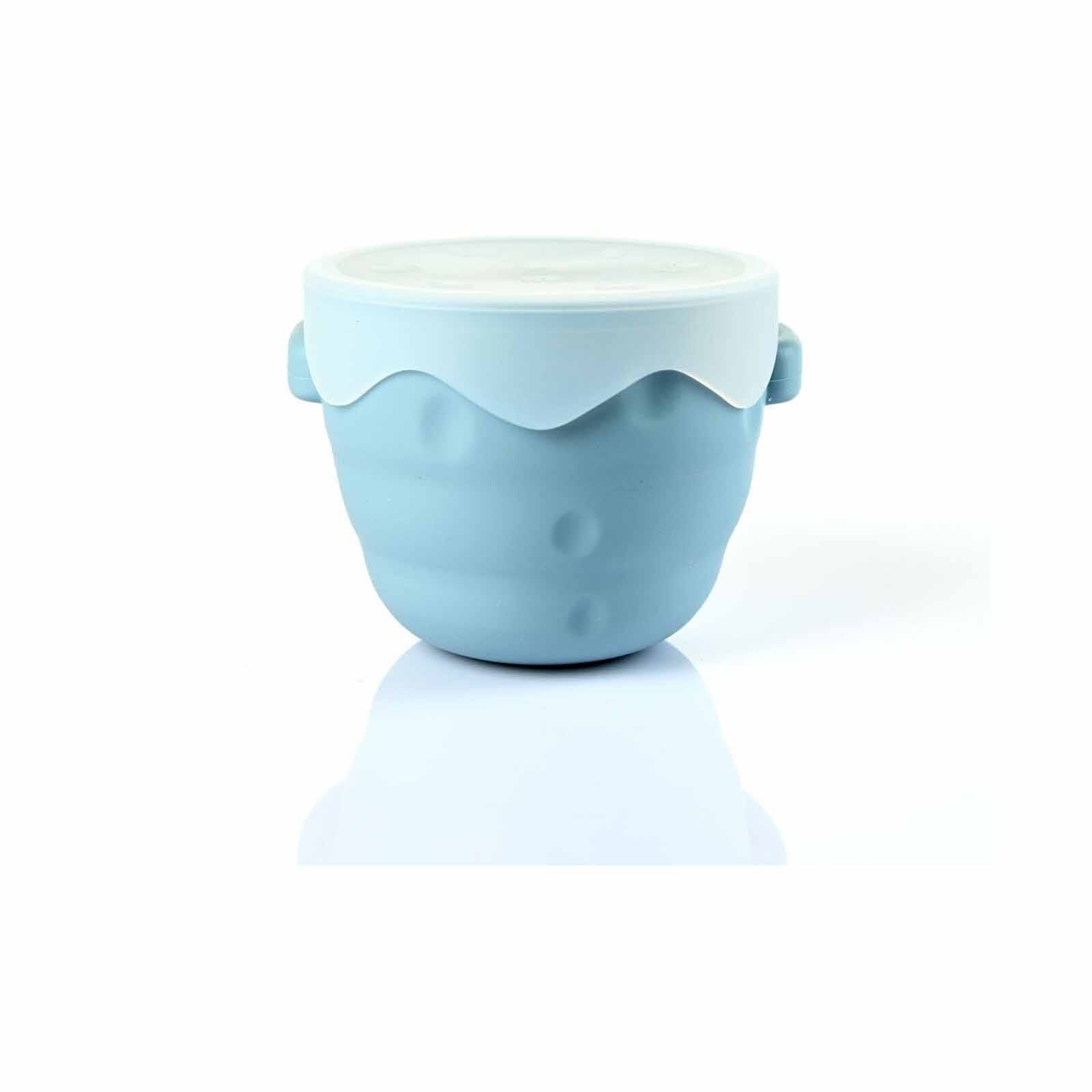 SNAPKIS Dusty Blue COLL SIL SNACK CUP-image null