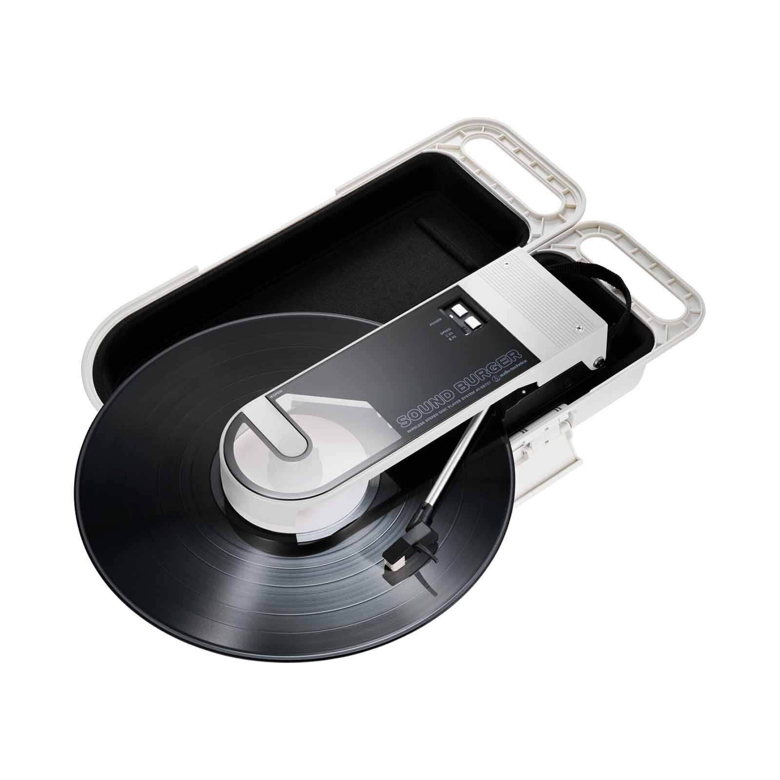 AUDIO TECH Sound Burger Storage Case - White AT-SBC1 WH-image 4