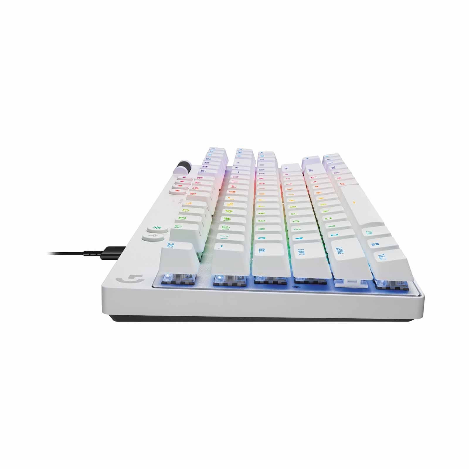 LOGITECH G Pro X Tkl Rapid Keyboard Analog Switches - White 920-013243-image 5