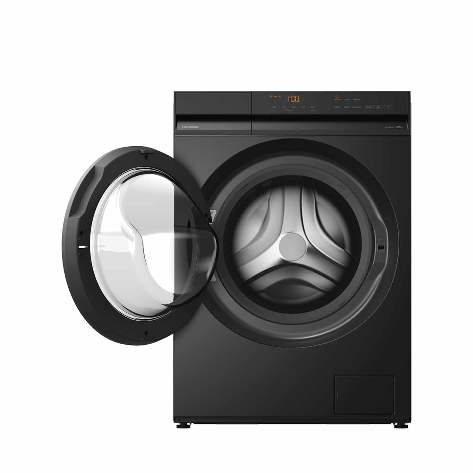 PANASONIC Front Load Washer With Auto Clean - Black (10kg) NA-20VDG1BSG-image 2