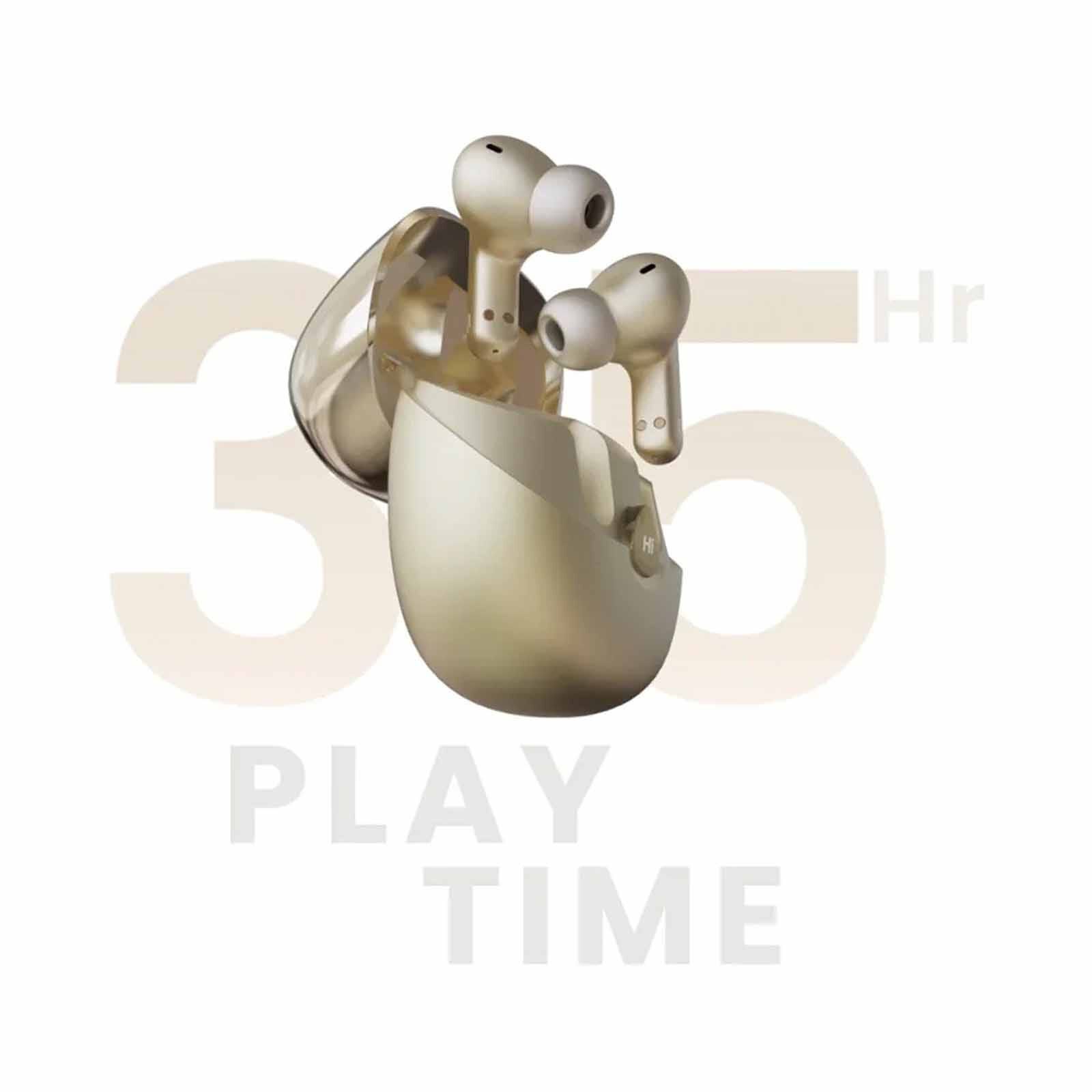 HIFUTURE Sonicair - Gold Tws Earbuds With 4mircophones Enc HESAGL-image 2