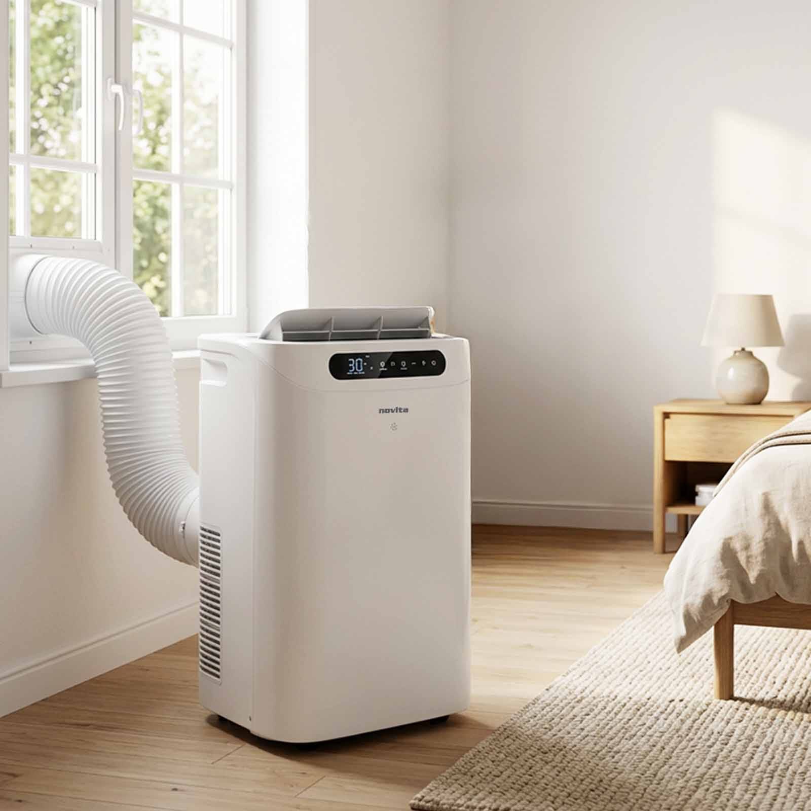 NOVITA 3-in-1 Portable Air Conditioner (10k Btu) NAC10000UV-I-image 4