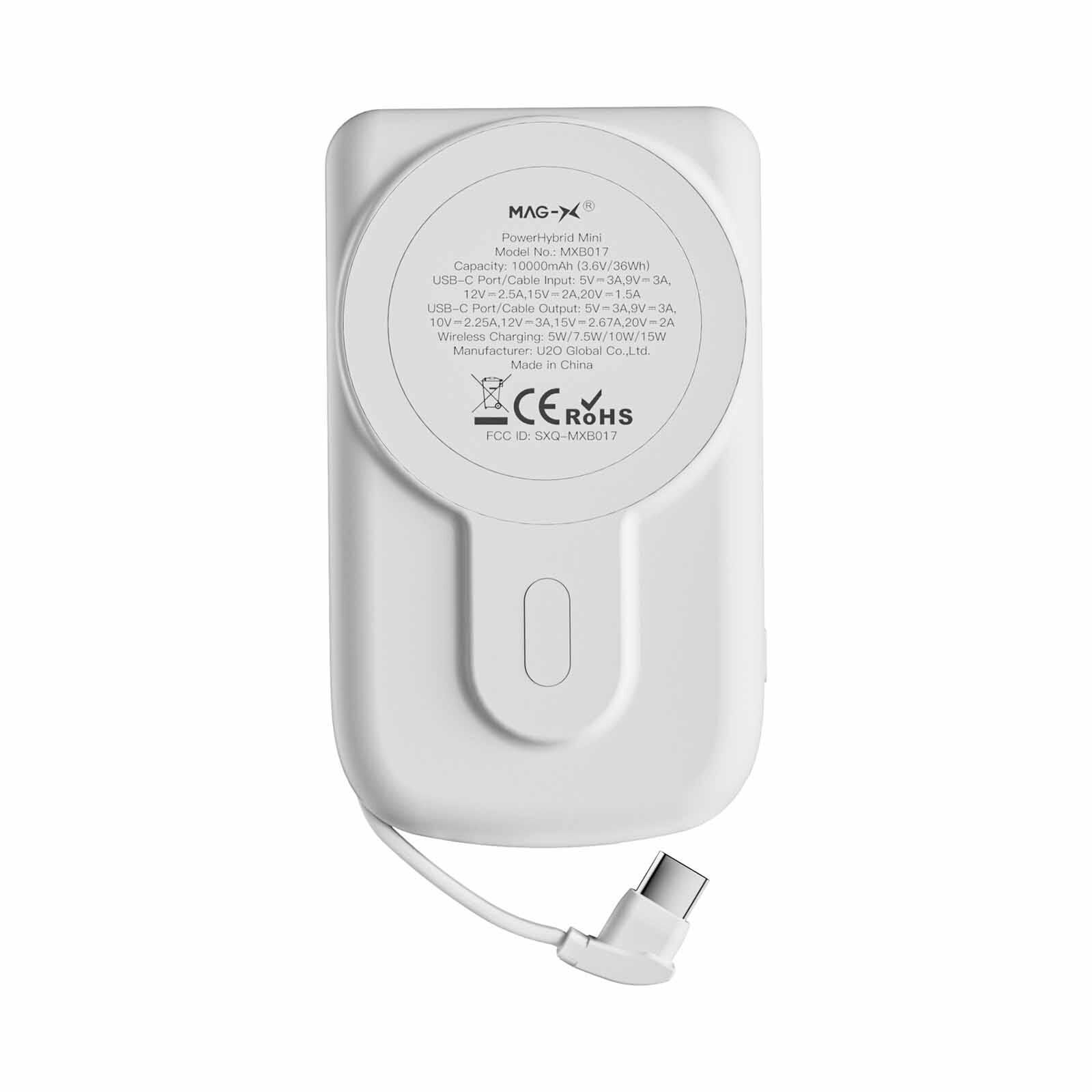 IWALK Power Hybrid Mini Wireless Powerbank (10,000mah) White MXB017-002A-image 3