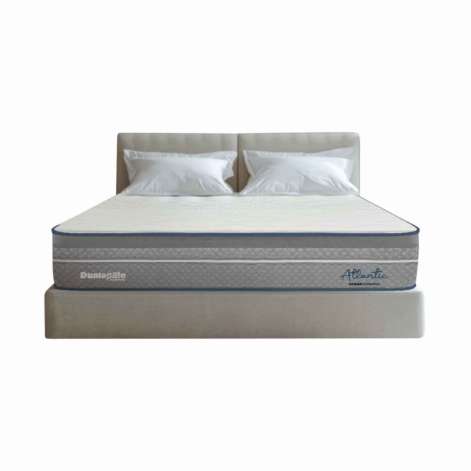 DUNLOPILLO Super Single Bedframe With Mattress BEDFRAME WITH ATLANTIC MATTRESS-image 1