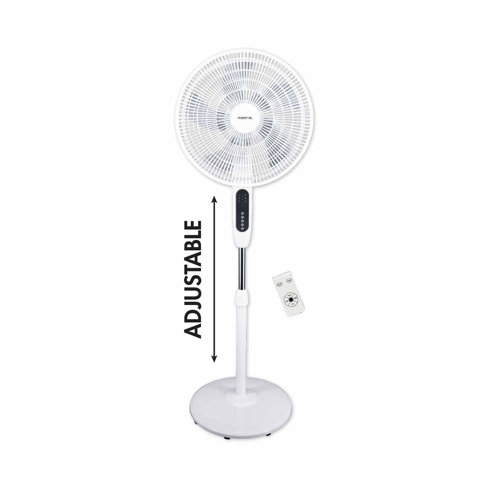 MISTRAL 16 In Dc Stand Fan With Remote Control -white MSF1610DR-WE-image 3