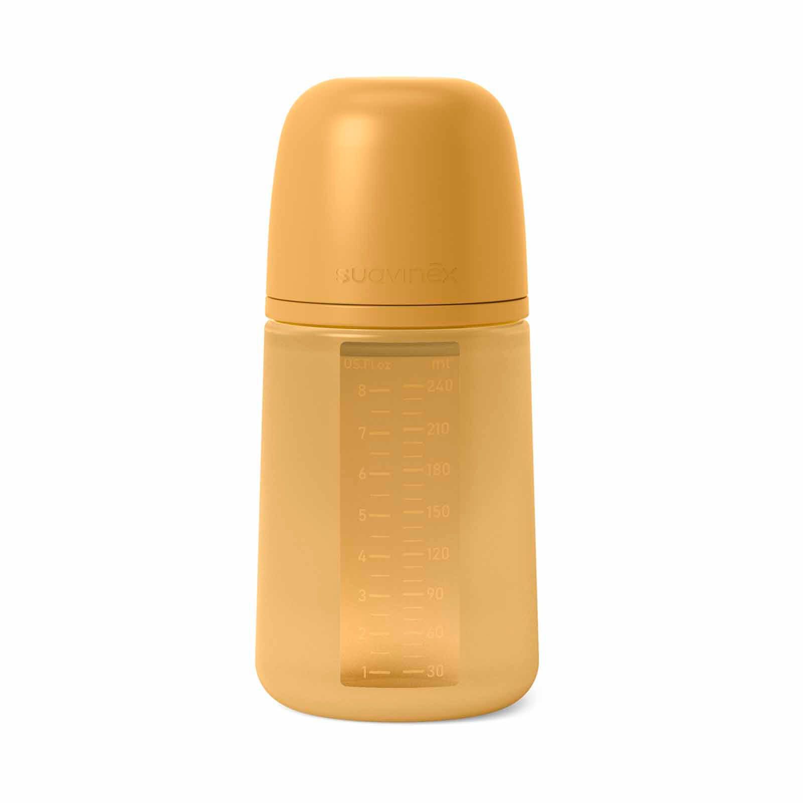 SUAVINEX Bottle - Mustard (online) 240ML ALL SILICONE
