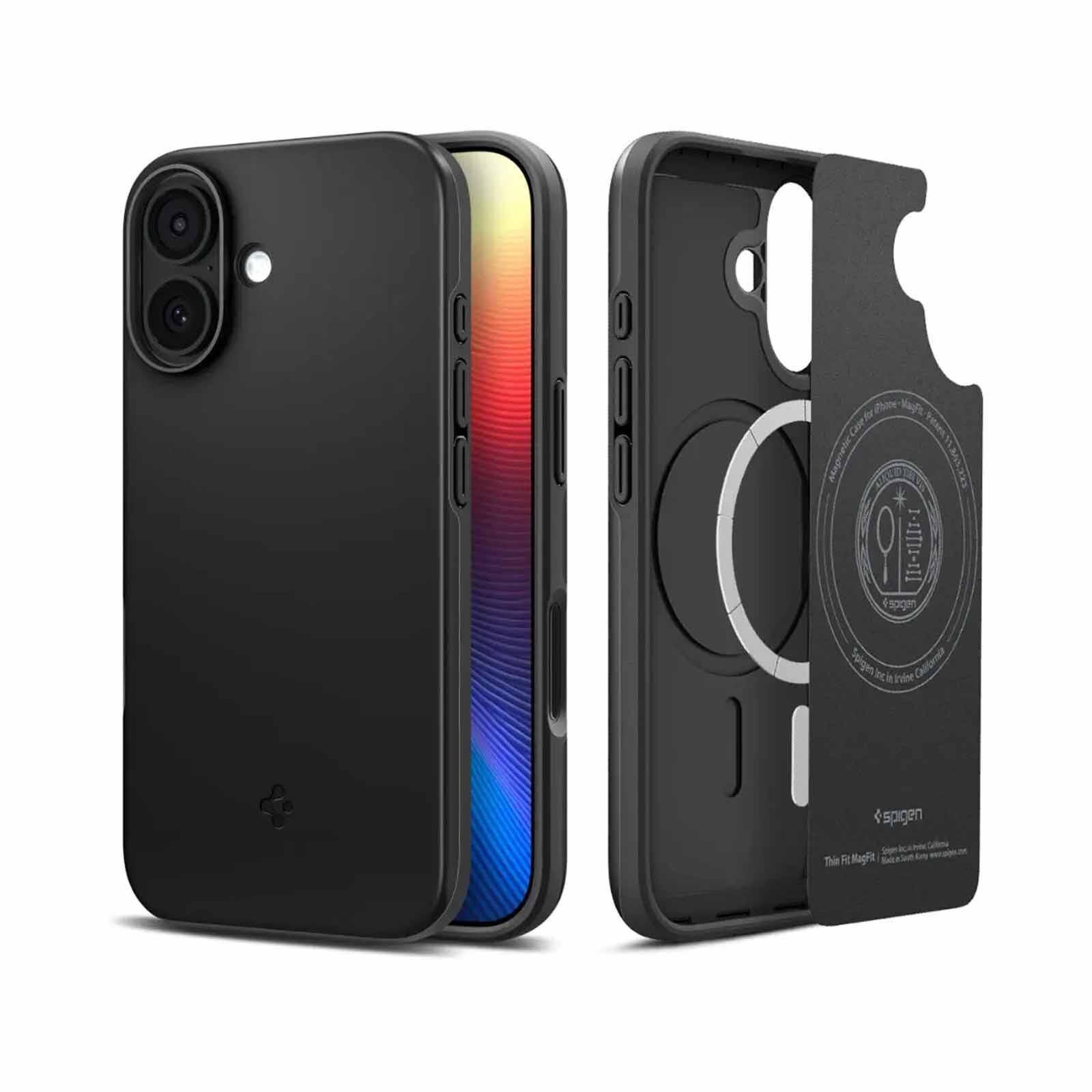 SPIGEN Iphone 17 Thin Fit Magfit Black ACS10373-image 2
