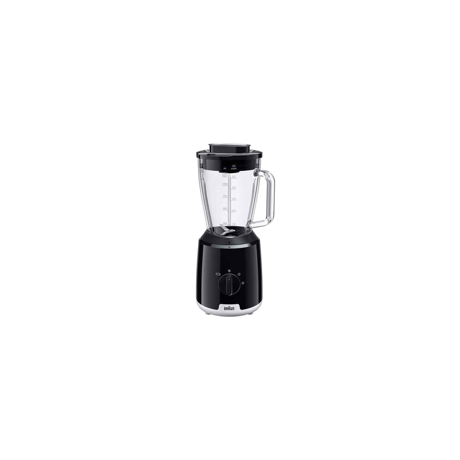 BRAUN Powerblend 1 Glass Jug Blender (600w) JB1050BK-image 1