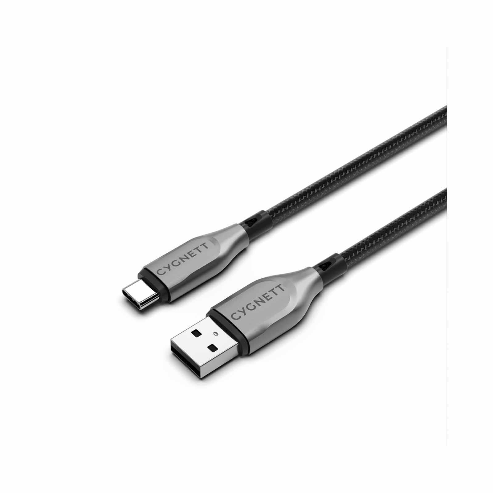 CYGNETT Armoured Usb-c To Usb-a (usb 2.0) Cable - Black 50cm CY4680PCUSA-image 1