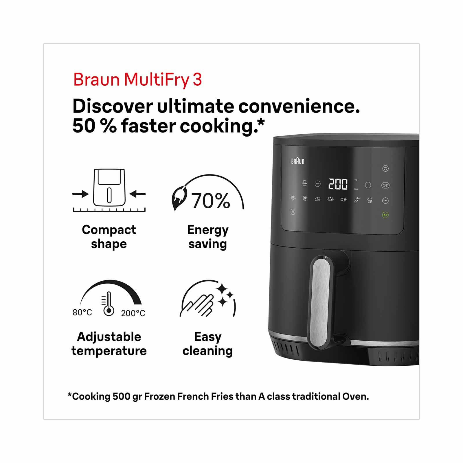 BRAUN Multifry 3 Air Fryer (4.3l) HF3030-image 4