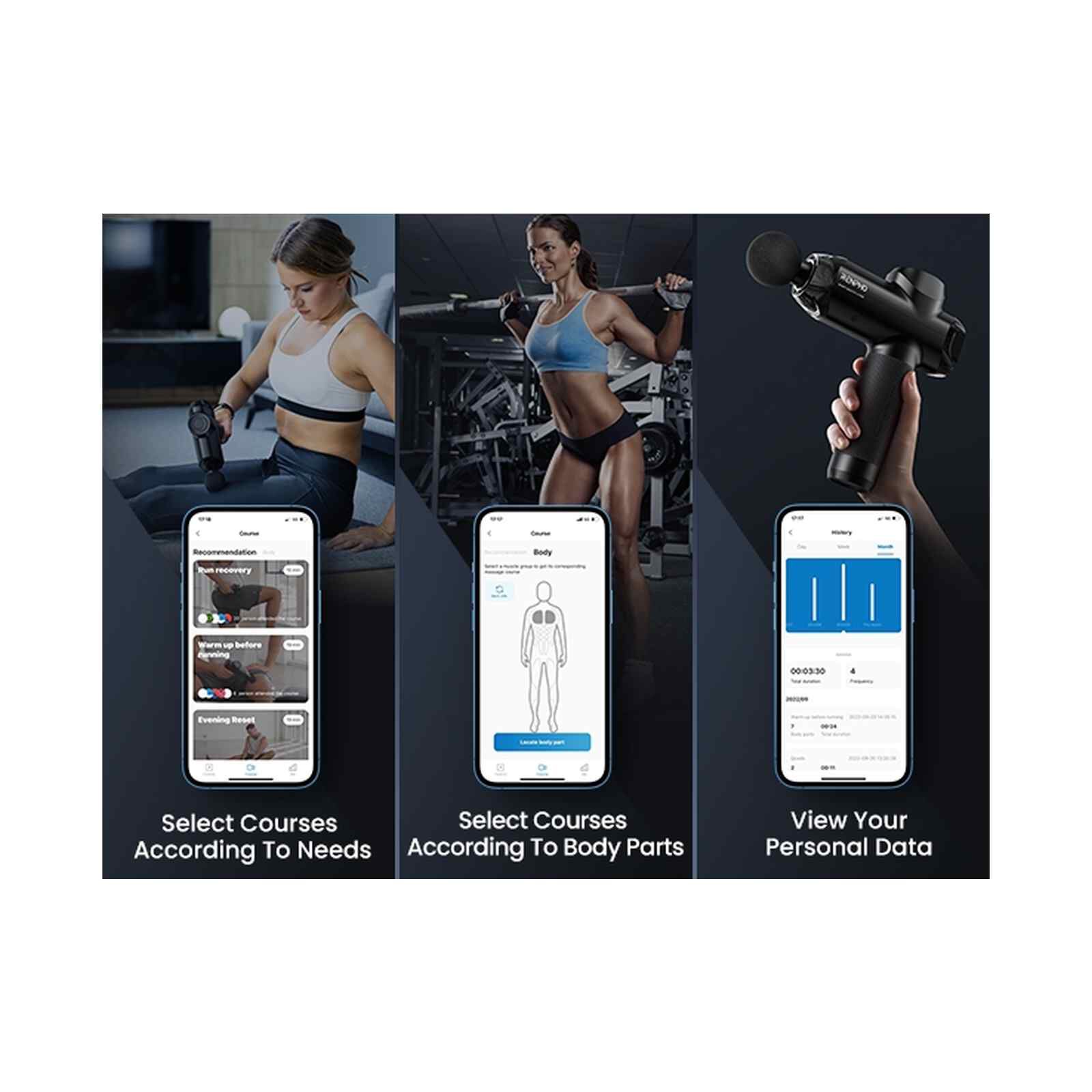 RENPHO Power + Black Massage Gun R-C001S-image 17