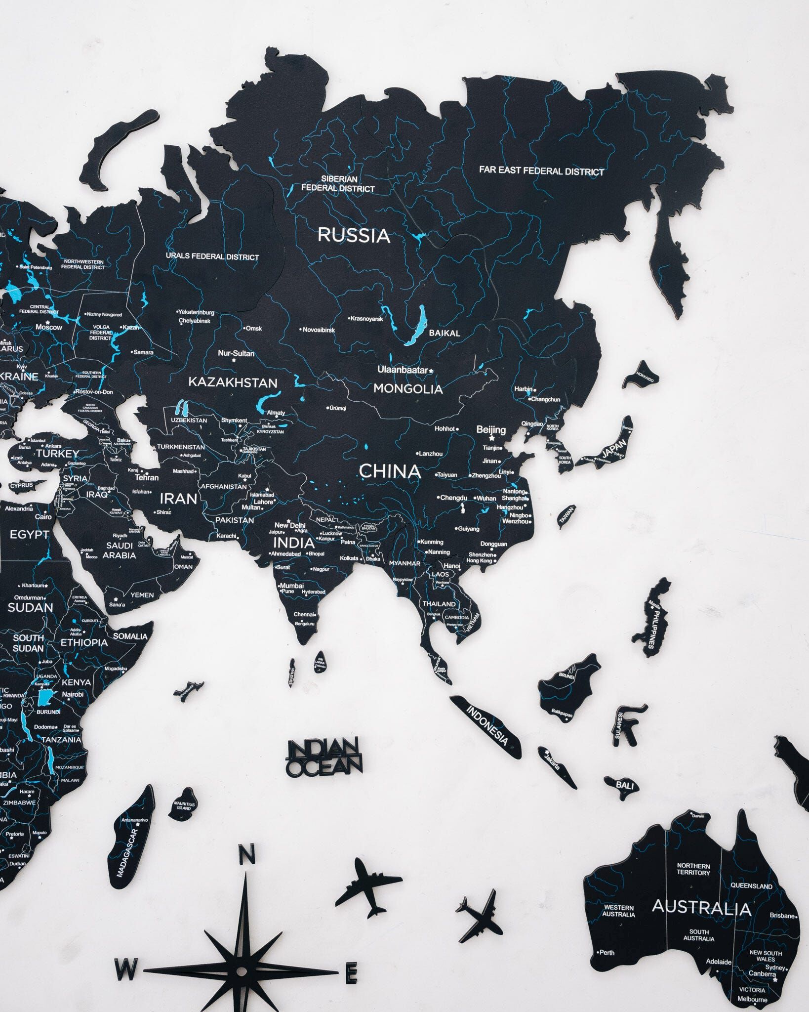 2d Wooden World Map Midnight L ENJOY THE WOOD-image 4