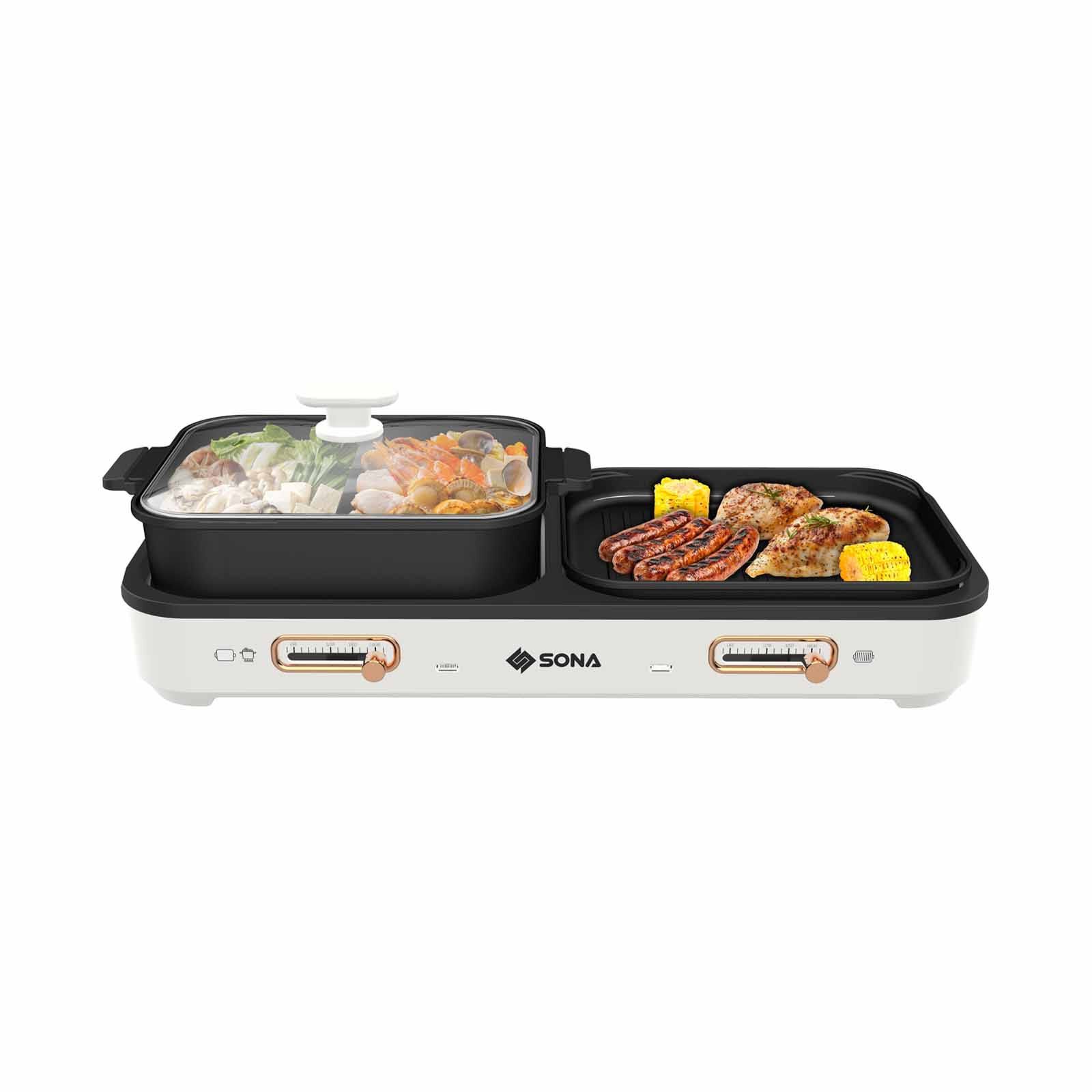 SONA Yuan Yang Steamboat With Bbq Grill (3.0l 2200w) SHG2723