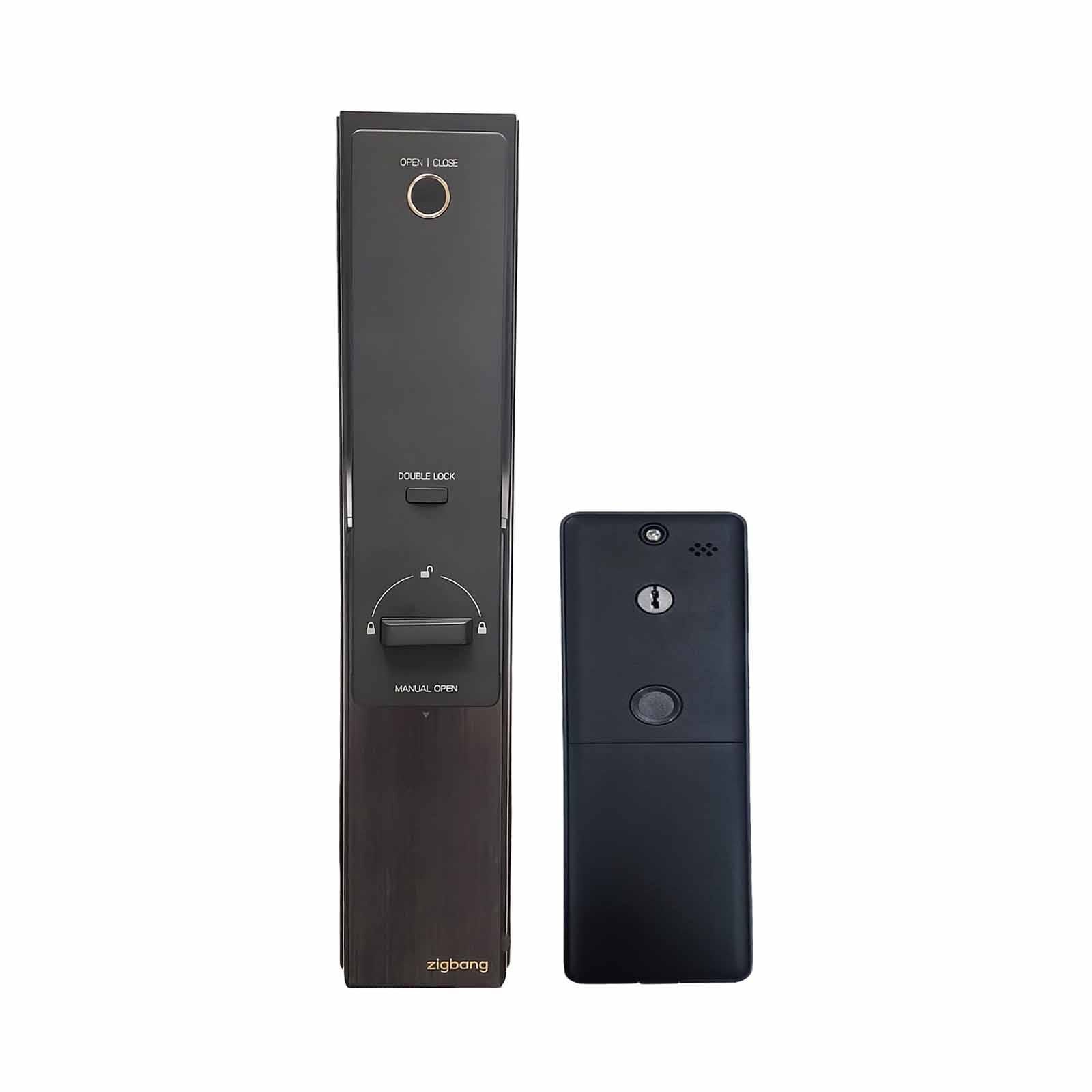 ZIGBANG Gate Lock H1 + Door Lock Shp-p52h (black) H1 + SHP-P52H (BLACK)-image 4