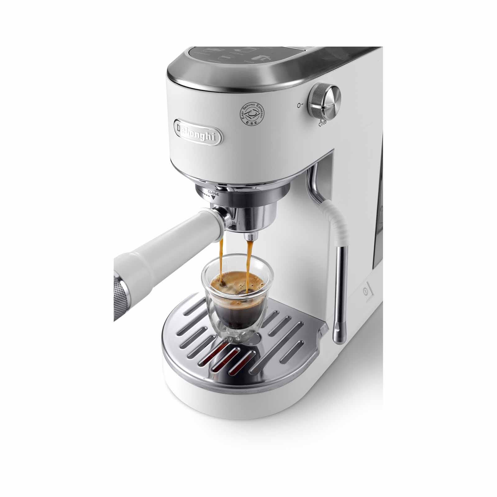 DELONGHI Dedica Duo Manual Coffee Maker - White EC890.WI-image 3
