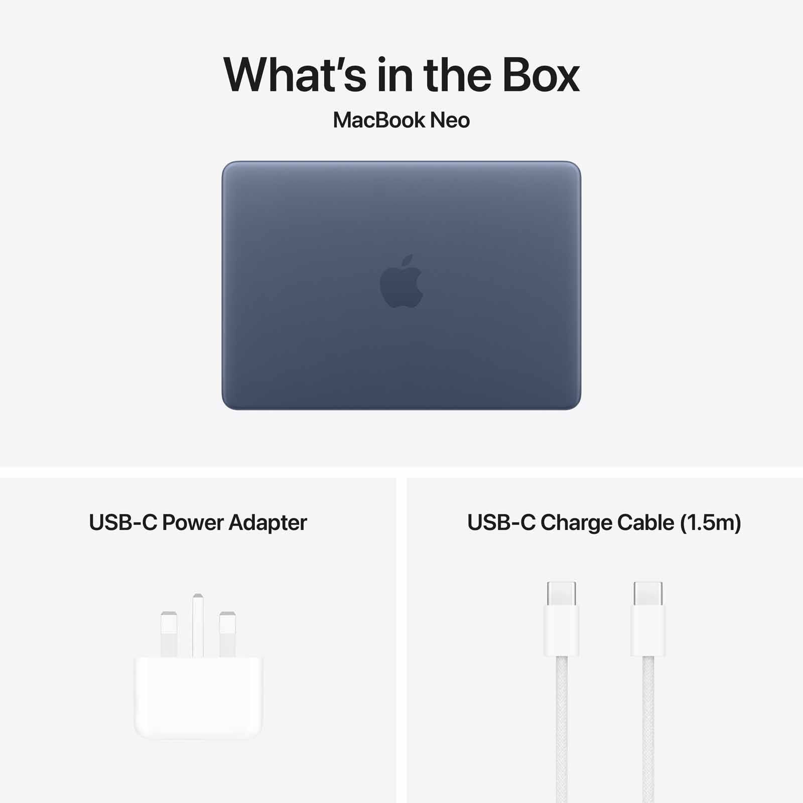 APPLE 13-inch Macbook Neo: A18 Pro Chip With 6-core Cpu And 5-core Gpu, 8gb, 512gb Ssd, Touch Id - Indigo MHFG4ZP/A-image 6
