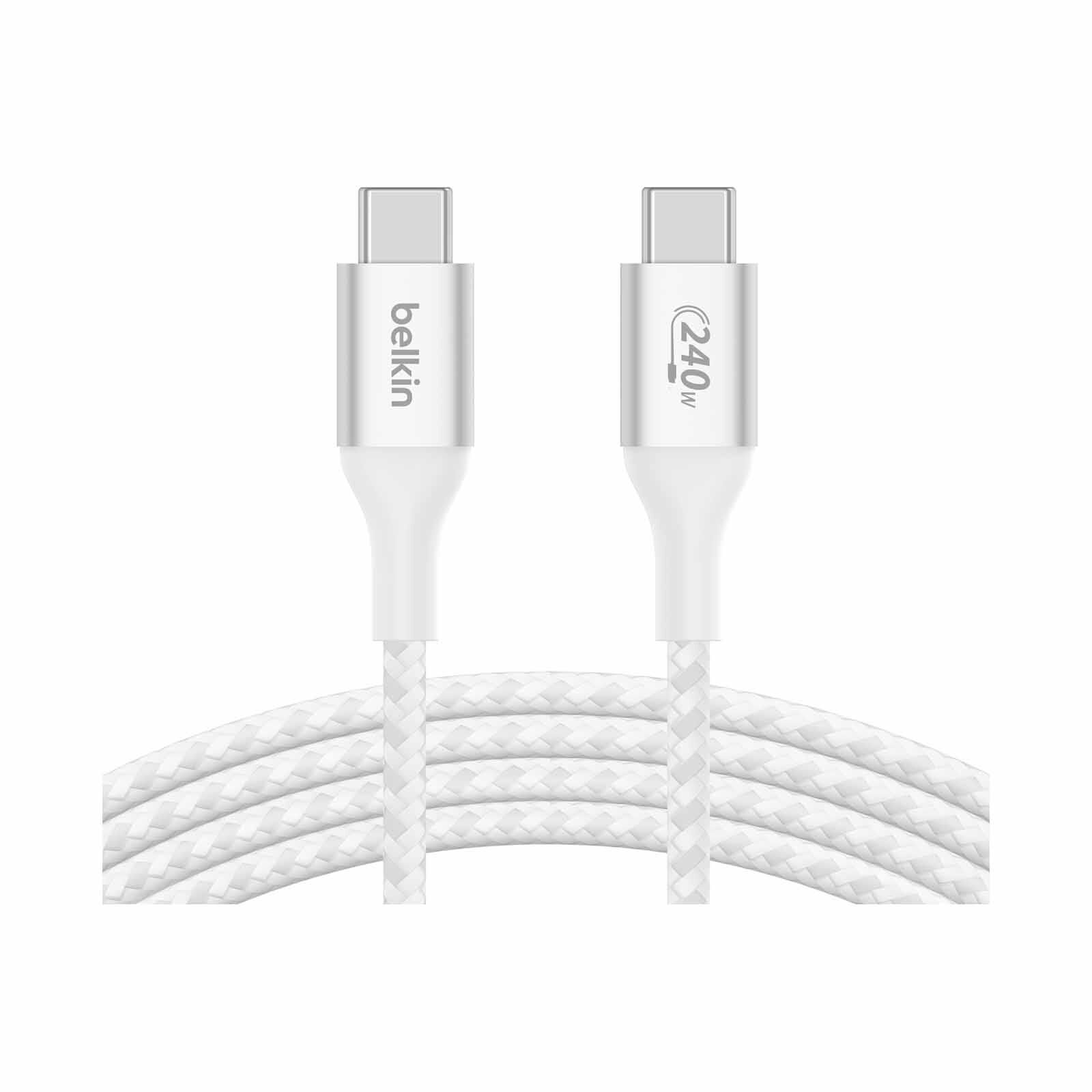 BELKIN Usb-c To C Pd3.1 Cable 2m Up To 240w Wht CAB015BT2MWH