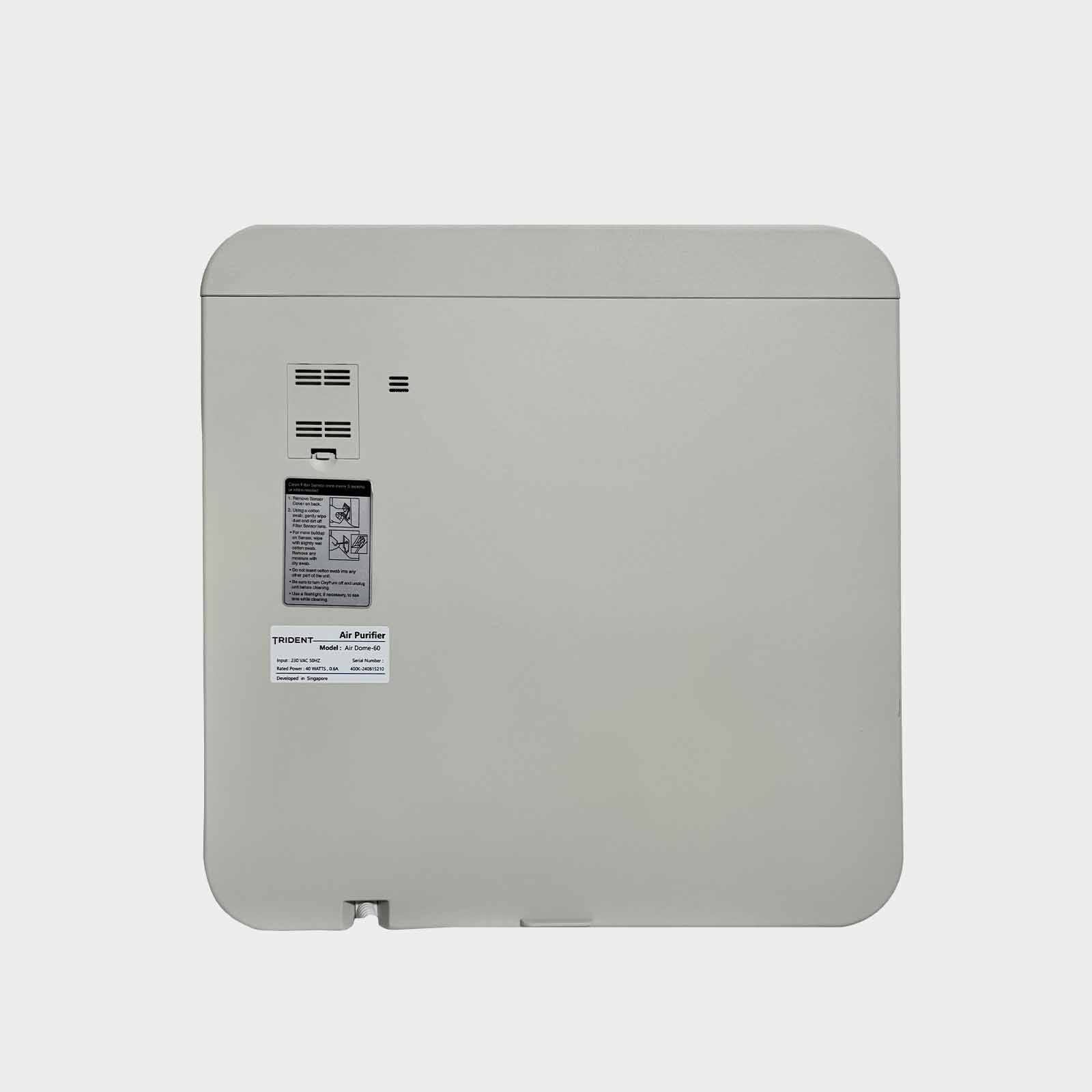 TRIDENTAIR Air Purifier -beige (up To 60sqm) AIRDOME 60 BEIGE-image 2