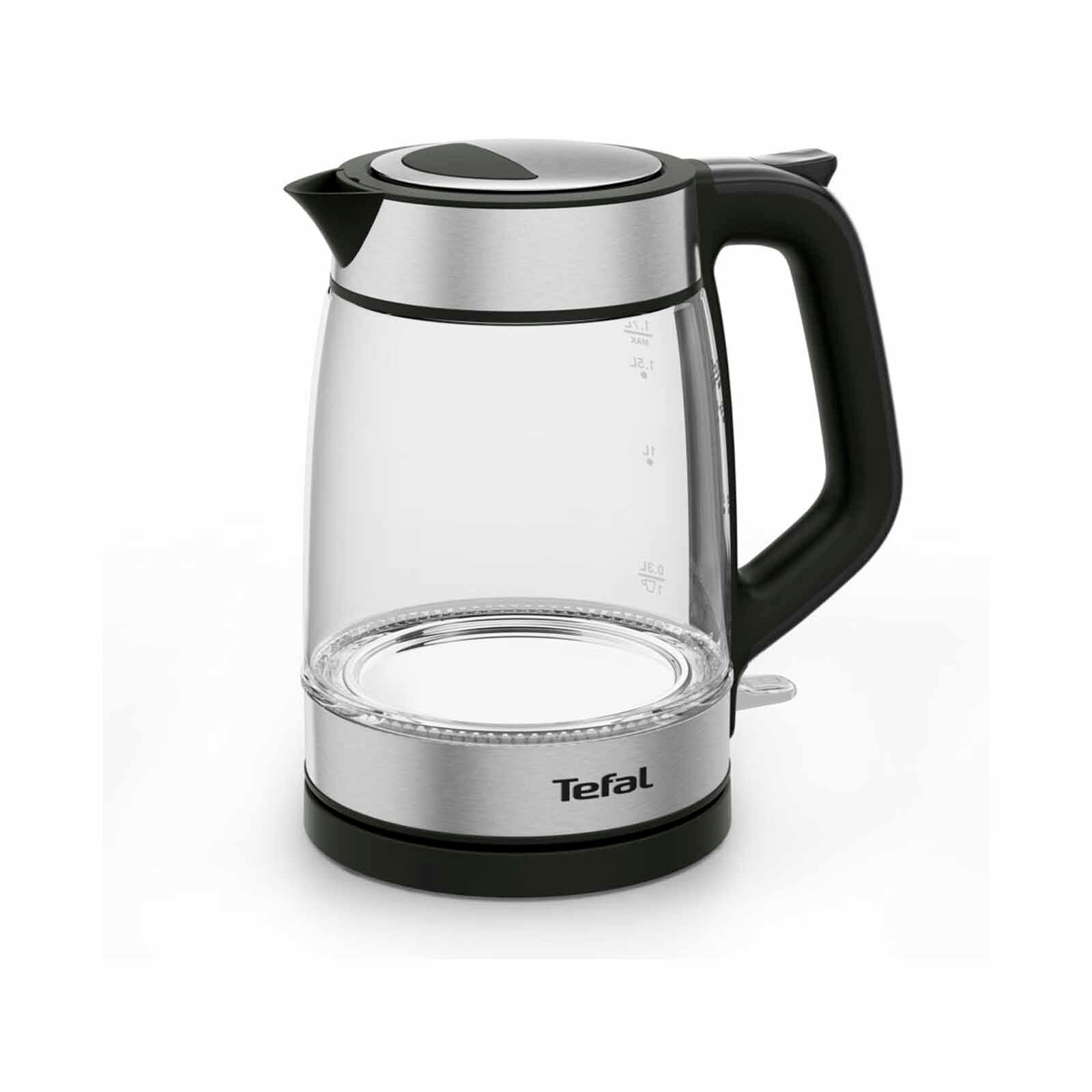 TEFAL Glass Kettle (1.7l) - Black KI6058-image 1