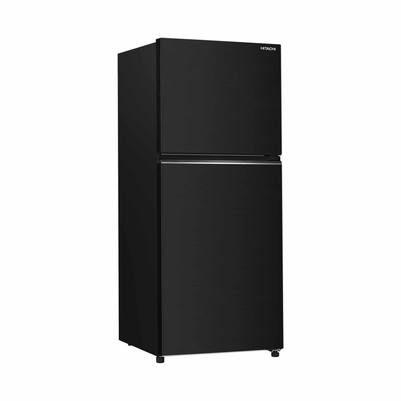 HITACHI 2 Door Top Mount Freezer Fridge (344l) - Brilliant Black HRTN6379SBBKSG-image 2