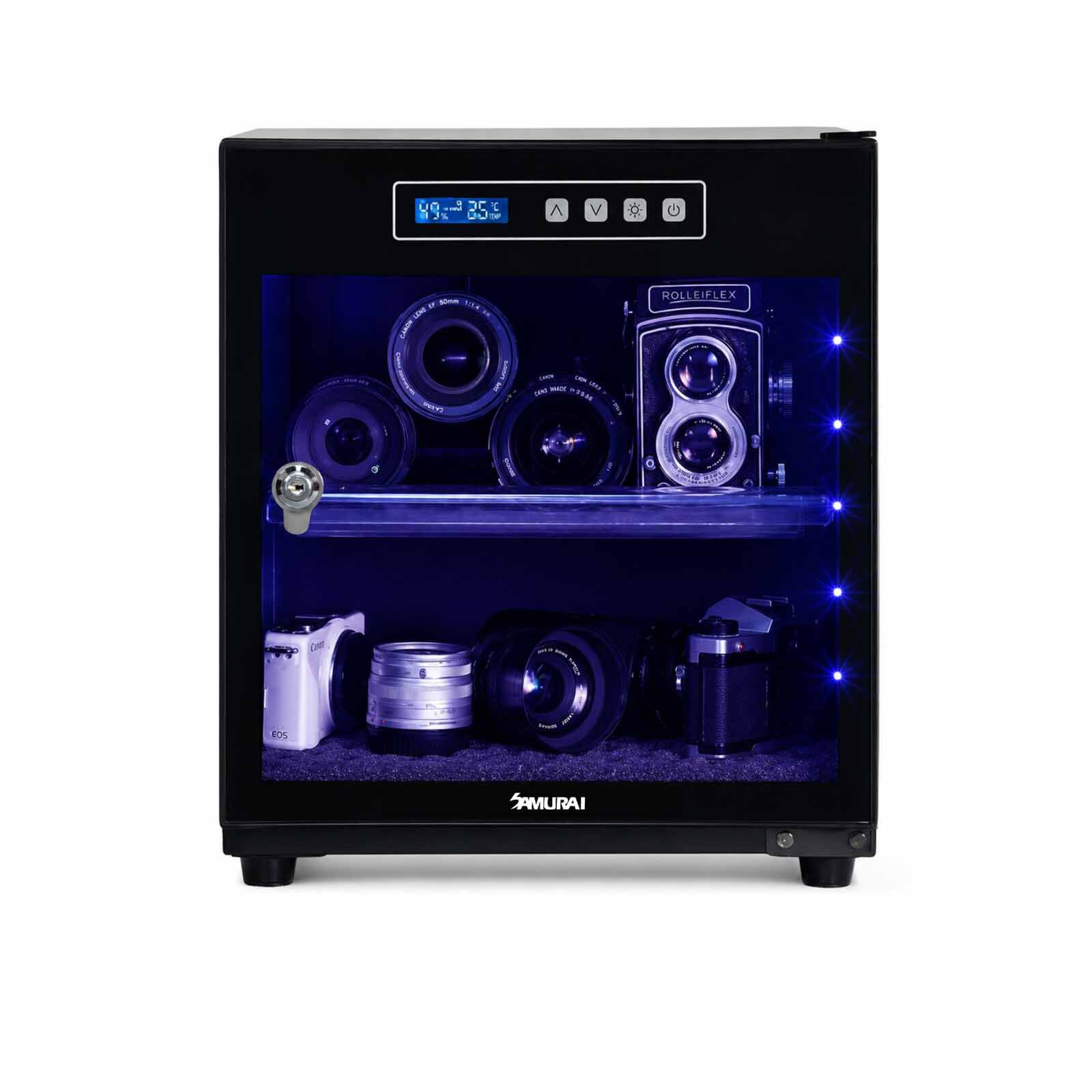 SAMURAI Dry Cabinet (40l) With Uva Sterilization (black) UVA-40 BLACK-image 1