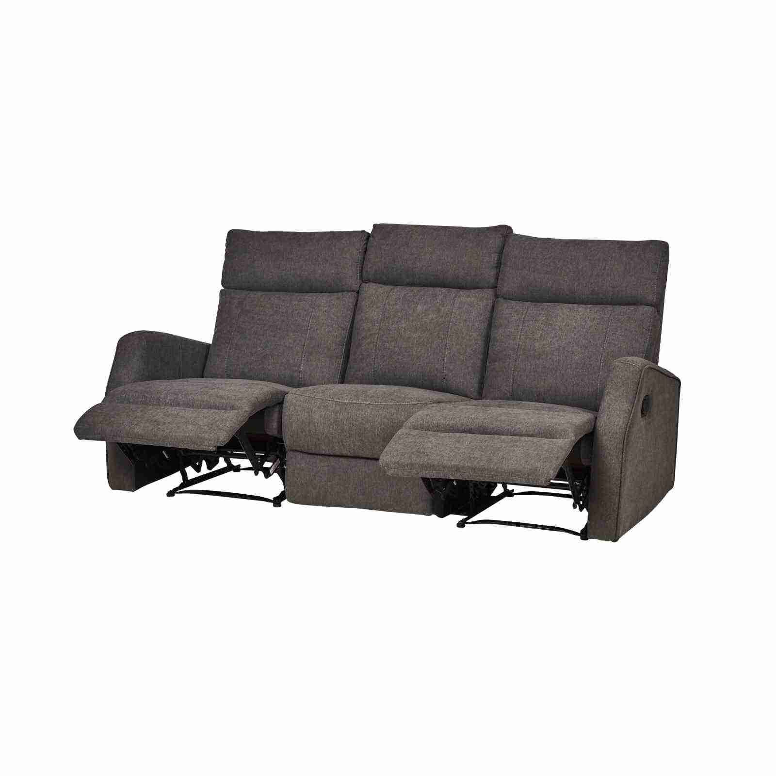 MIZU DESIG 3rr Seater Recliner (fab) Mto Fabric Sofa ELLA-image 19